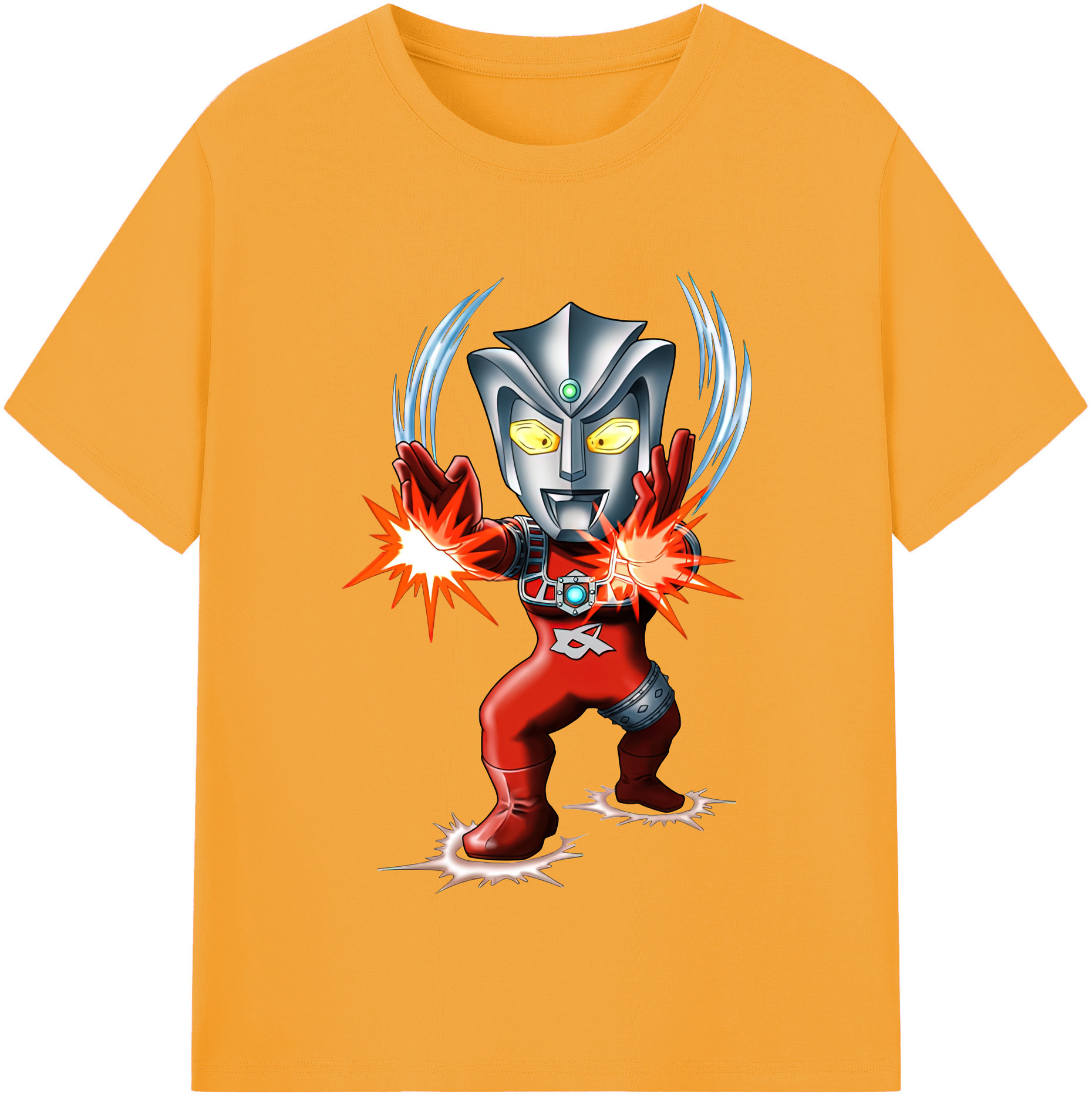 （画像用） ウルトラマン Ultraman 綿100％半袖Tシャツ（フロントプリント）