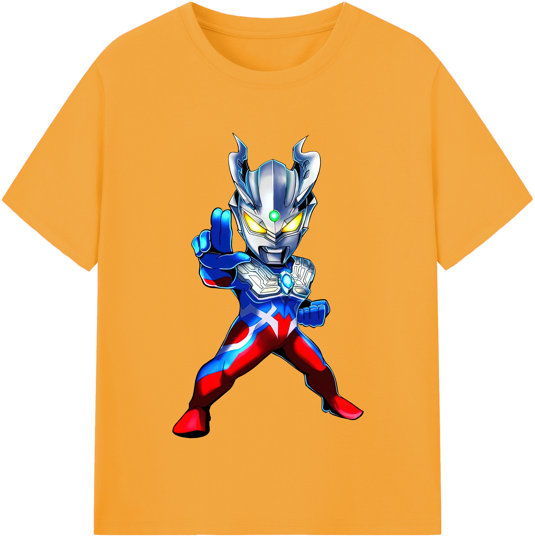 （画像用） ウルトラマン Ultraman 綿100％半袖Tシャツ（フロントプリント）