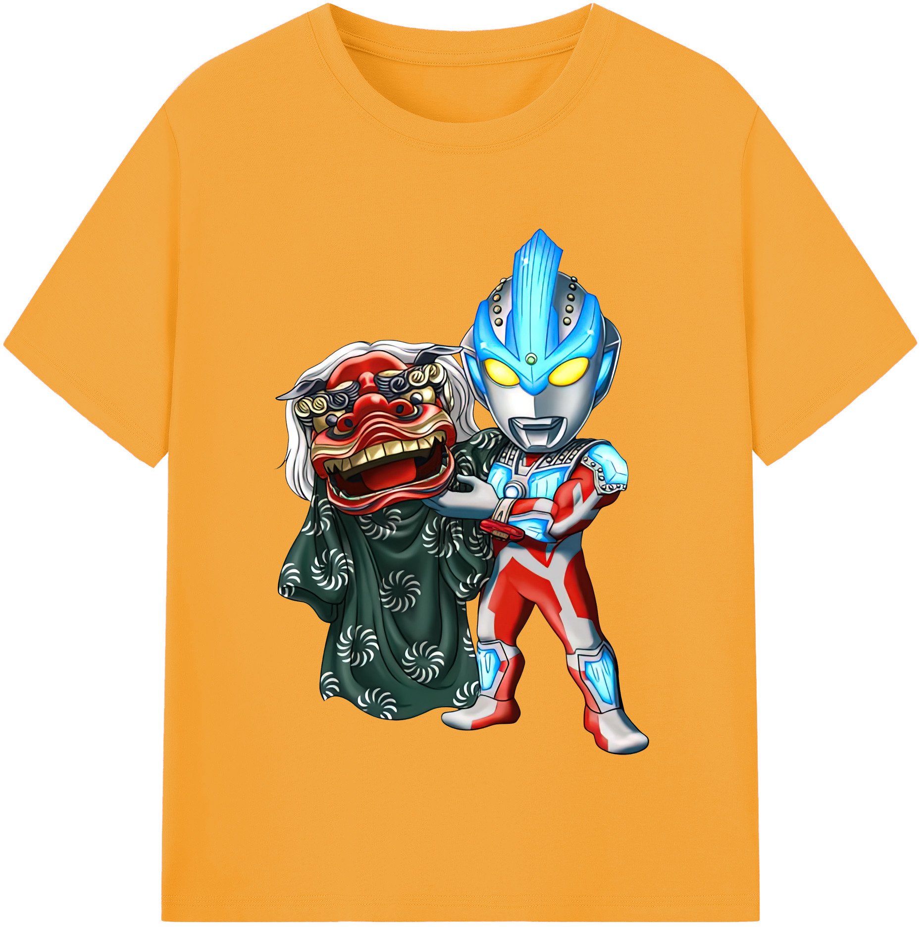 （画像用） ウルトラマン Ultraman 綿100％半袖Tシャツ（フロントプリント）