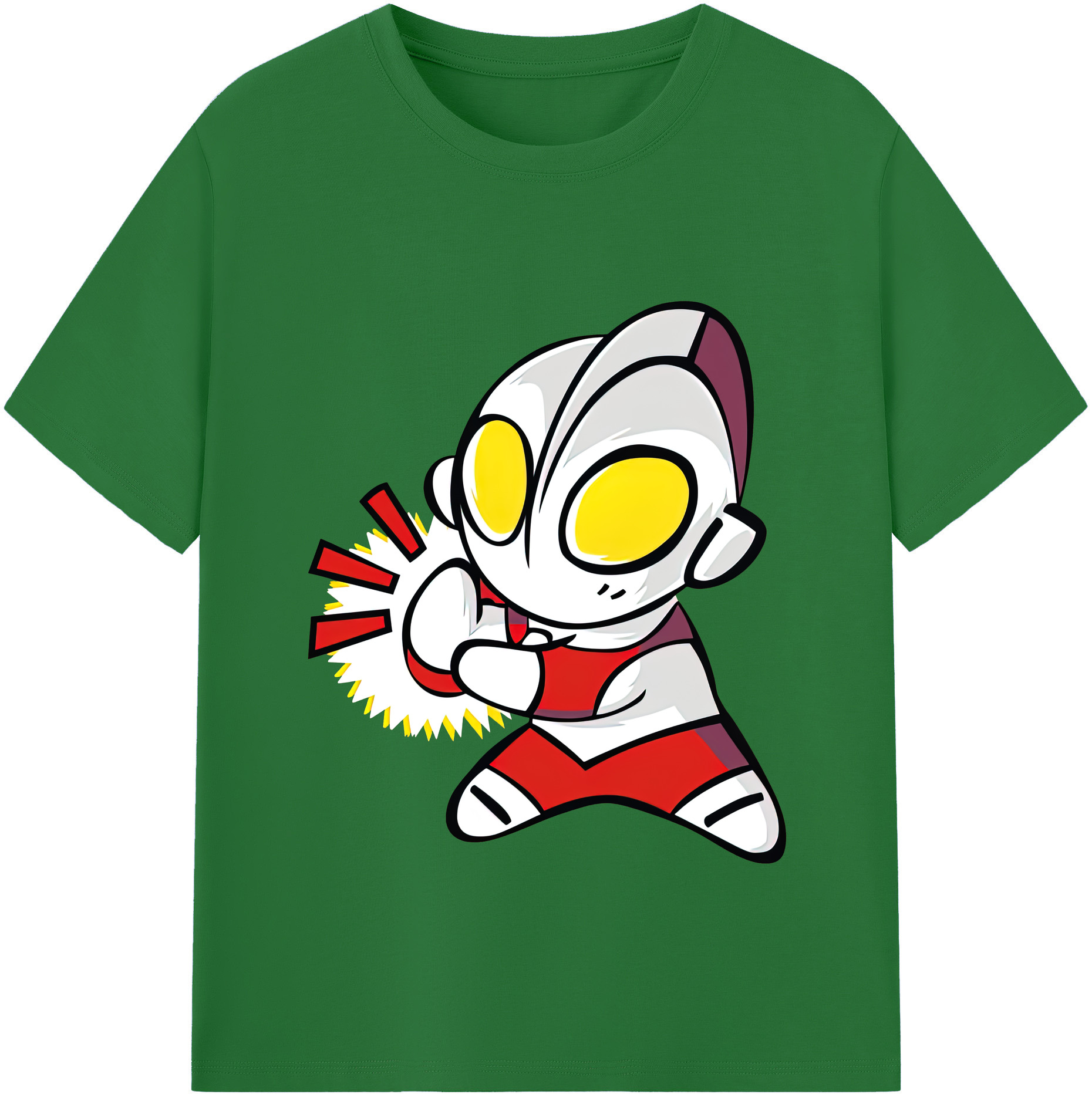 （画像用） ウルトラマン Ultraman 綿100％半袖Tシャツ（フロントプリント）