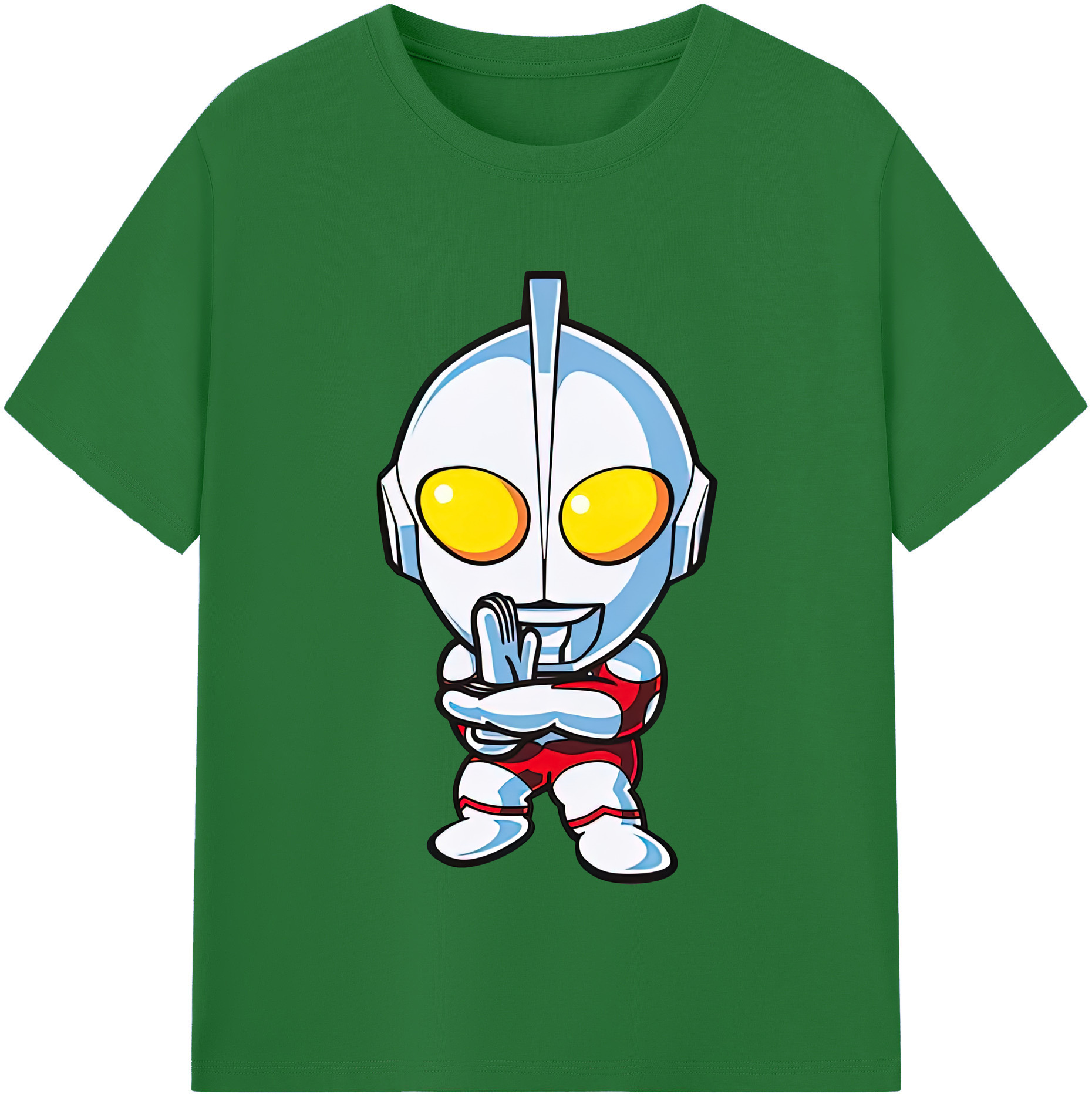 （画像用） ウルトラマン Ultraman 綿100％半袖Tシャツ（フロントプリント）
