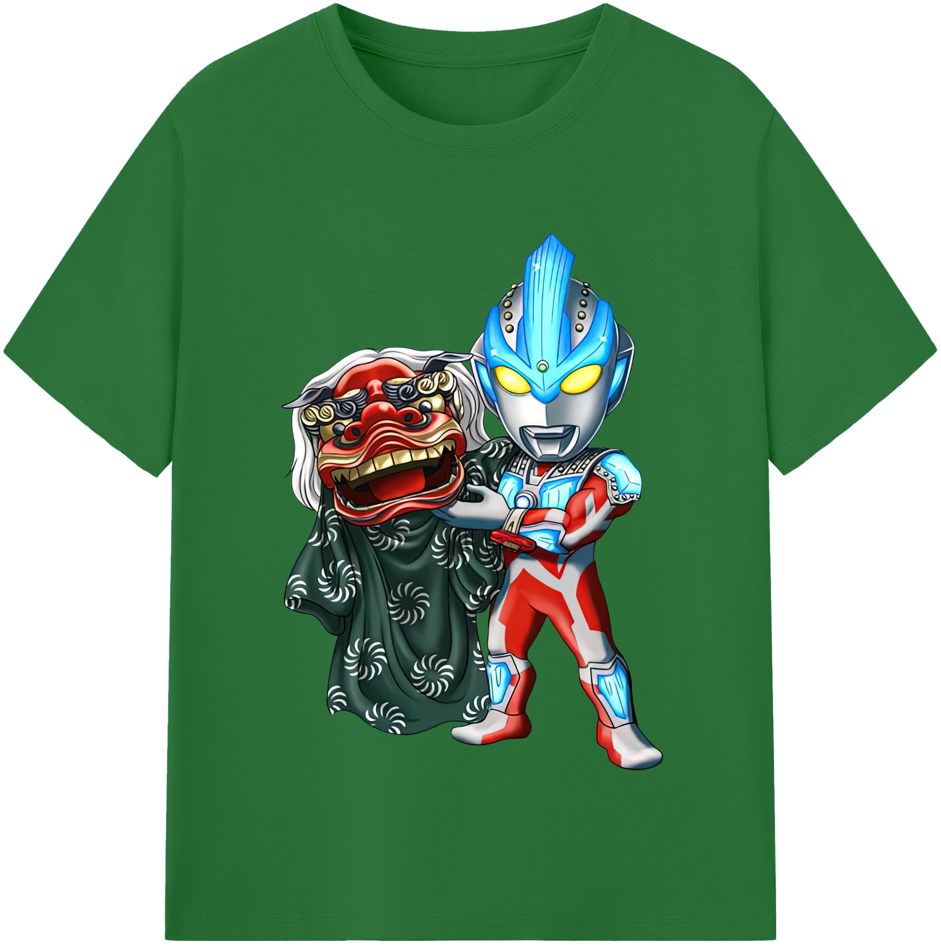 （画像用） ウルトラマン Ultraman 綿100％半袖Tシャツ（フロントプリント）