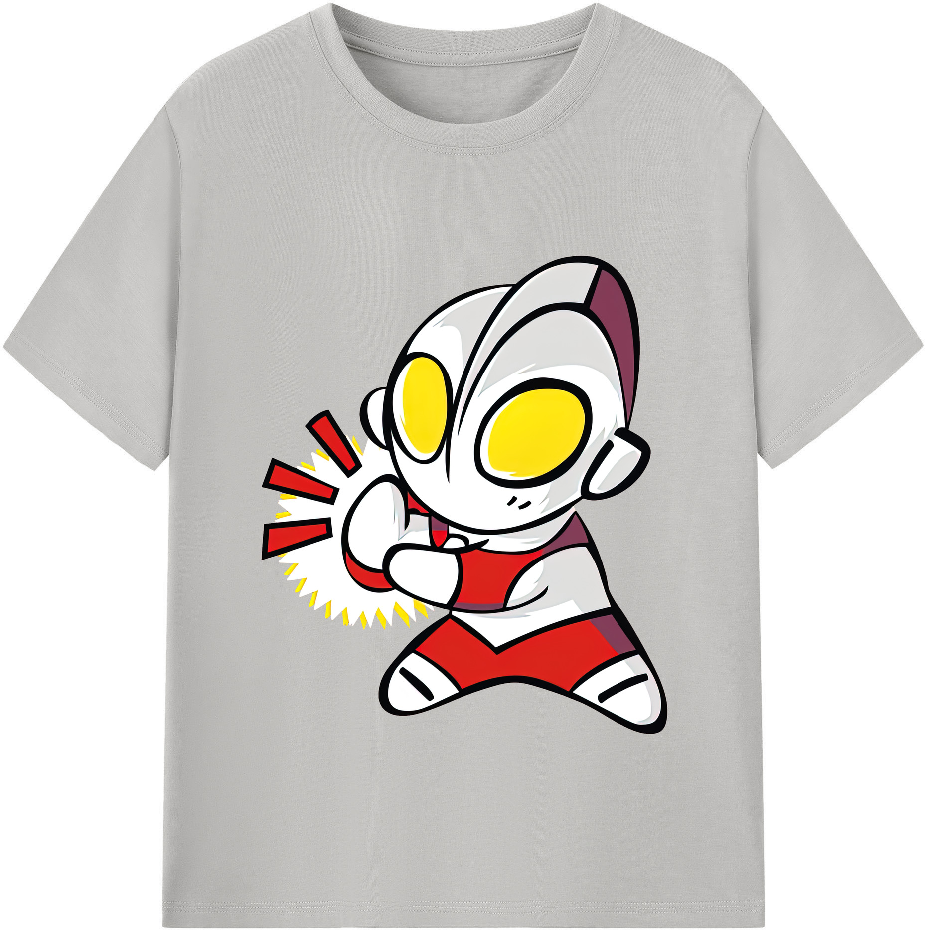 （画像用） ウルトラマン Ultraman 綿100％半袖Tシャツ（フロントプリント）