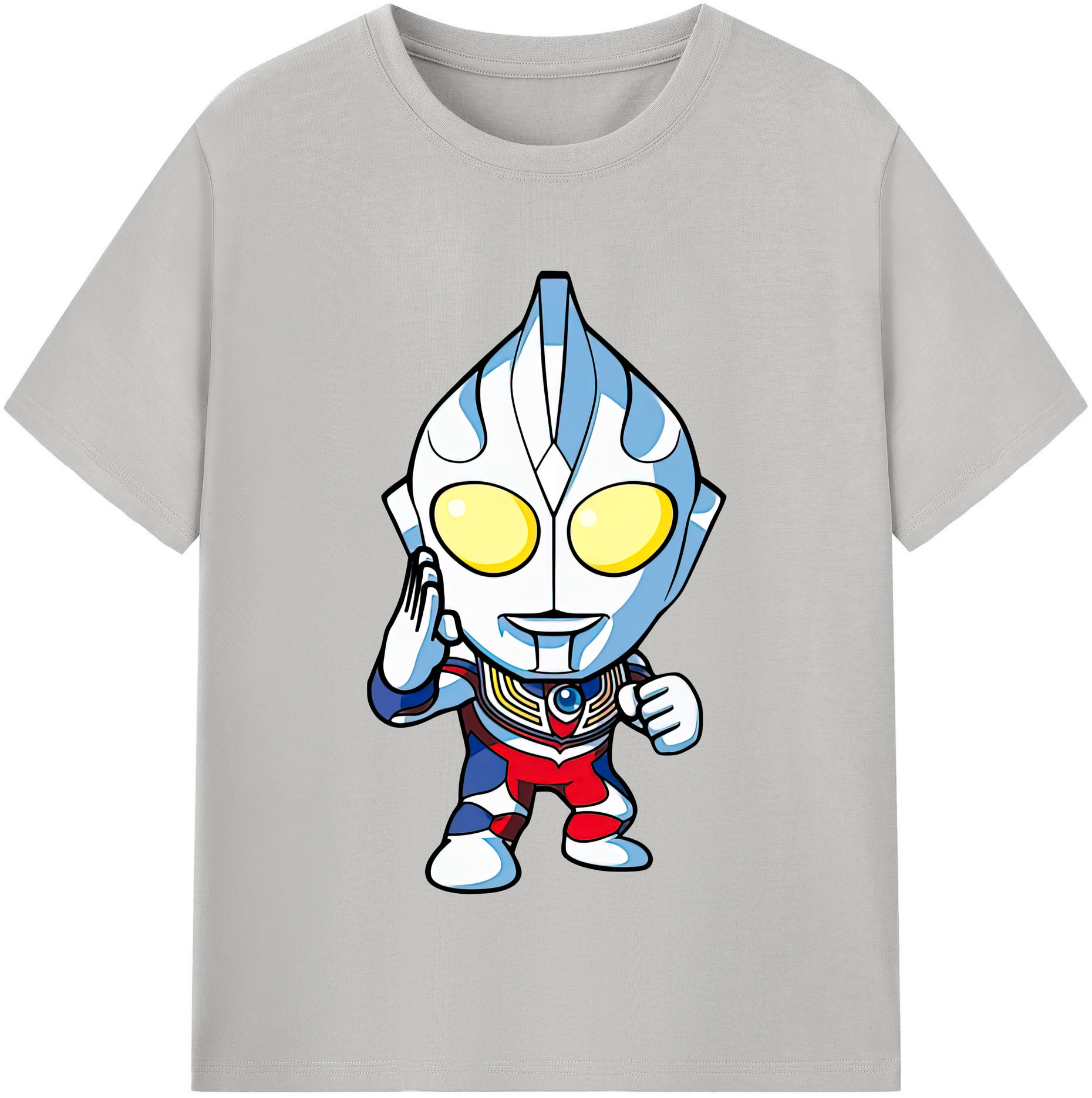 （画像用） ウルトラマン Ultraman 綿100％半袖Tシャツ（フロントプリント）