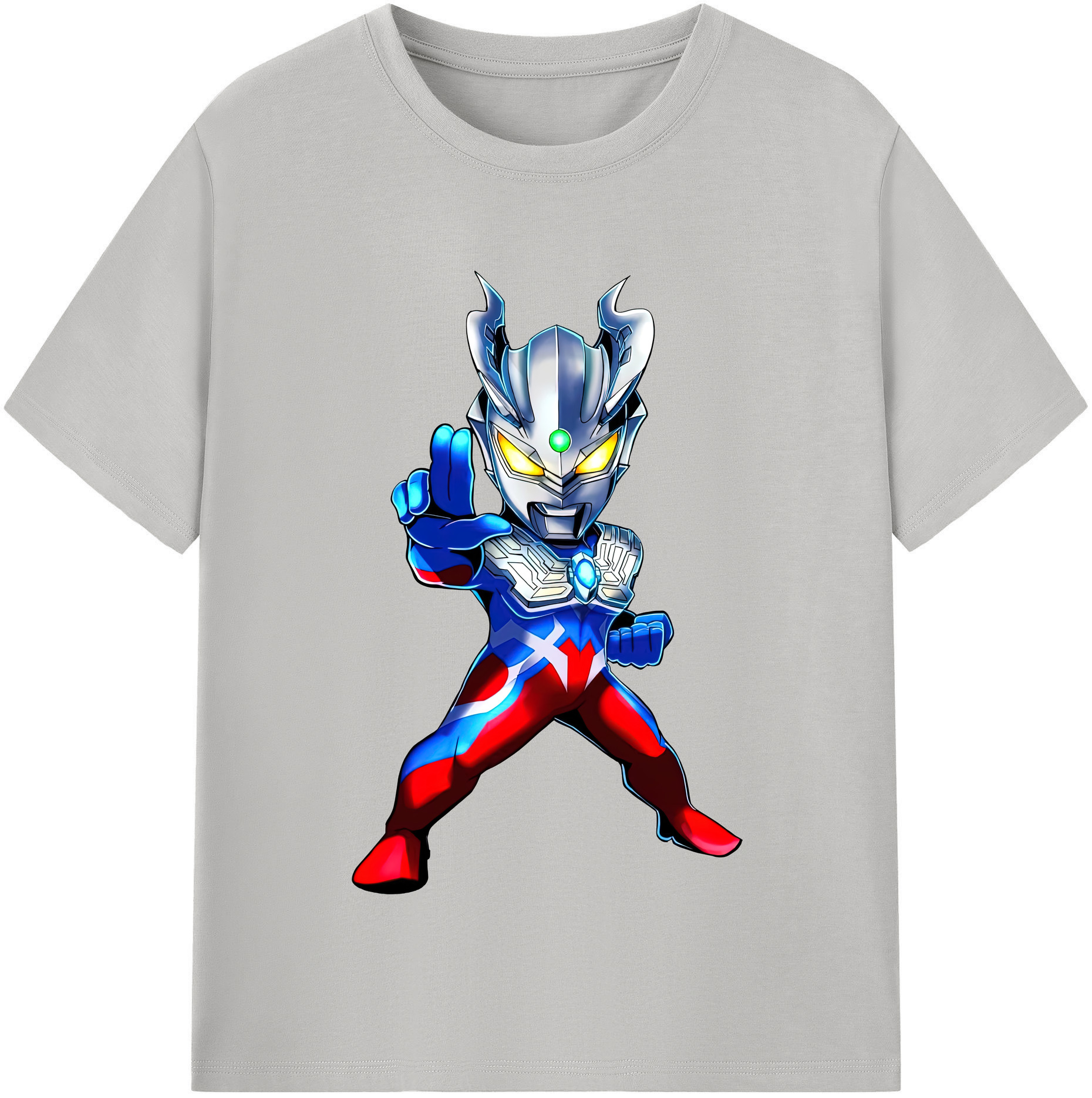 （画像用） ウルトラマン Ultraman 綿100％半袖Tシャツ（フロントプリント）