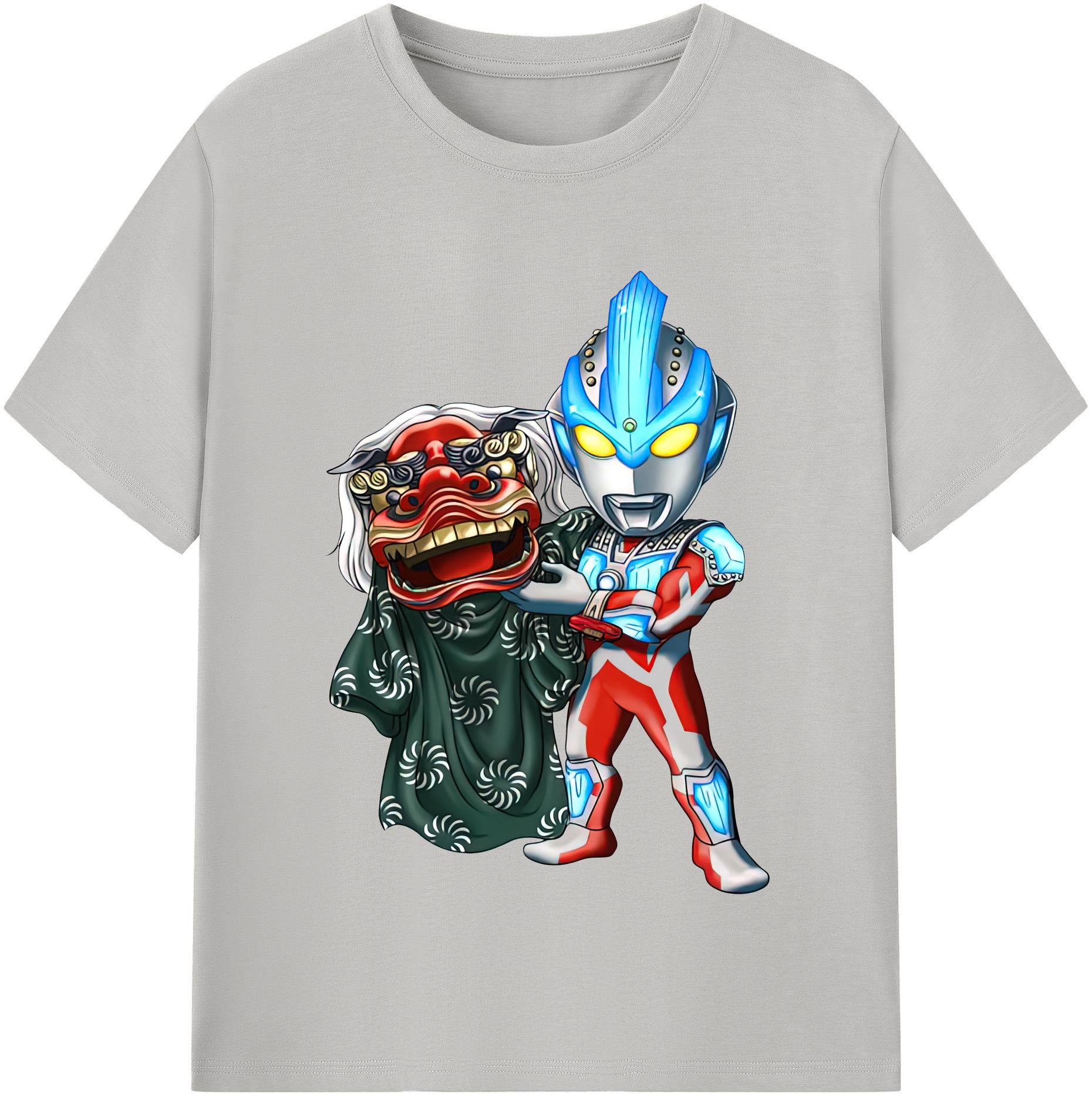 （画像用） ウルトラマン Ultraman 綿100％半袖Tシャツ（フロントプリント）