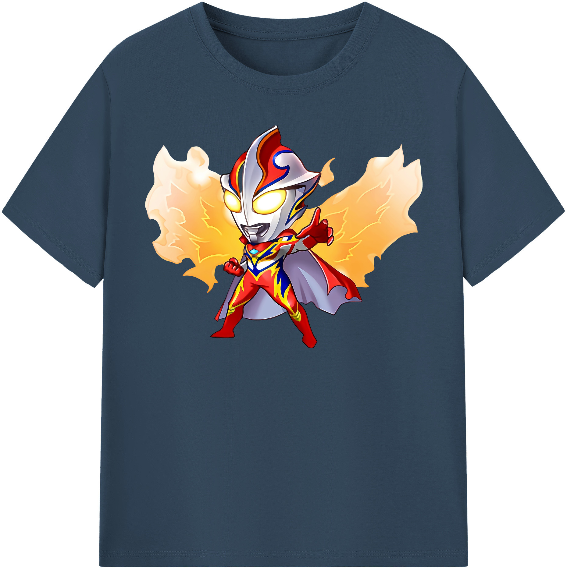 （画像用） ウルトラマン Ultraman 綿100％半袖Tシャツ（フロントプリント）