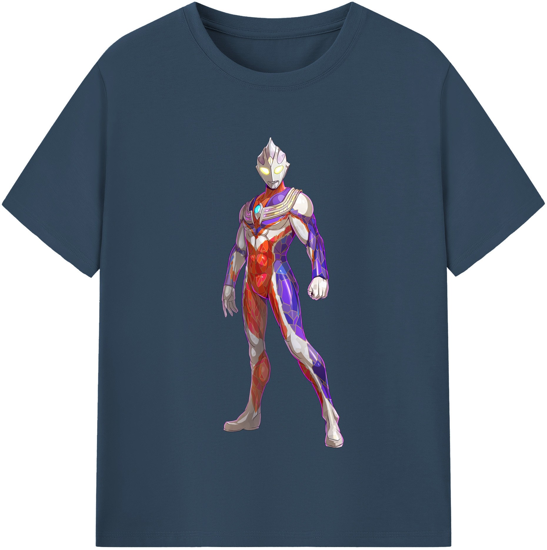 （画像用） ウルトラマン Ultraman 綿100％半袖Tシャツ（フロントプリント）