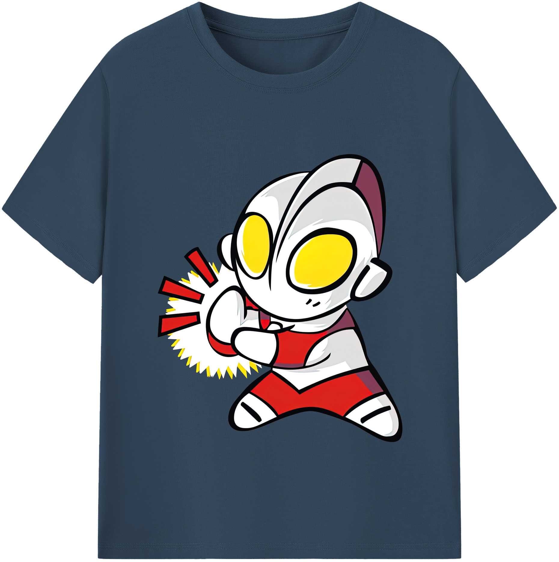 （画像用） ウルトラマン Ultraman 綿100％半袖Tシャツ（フロントプリント）