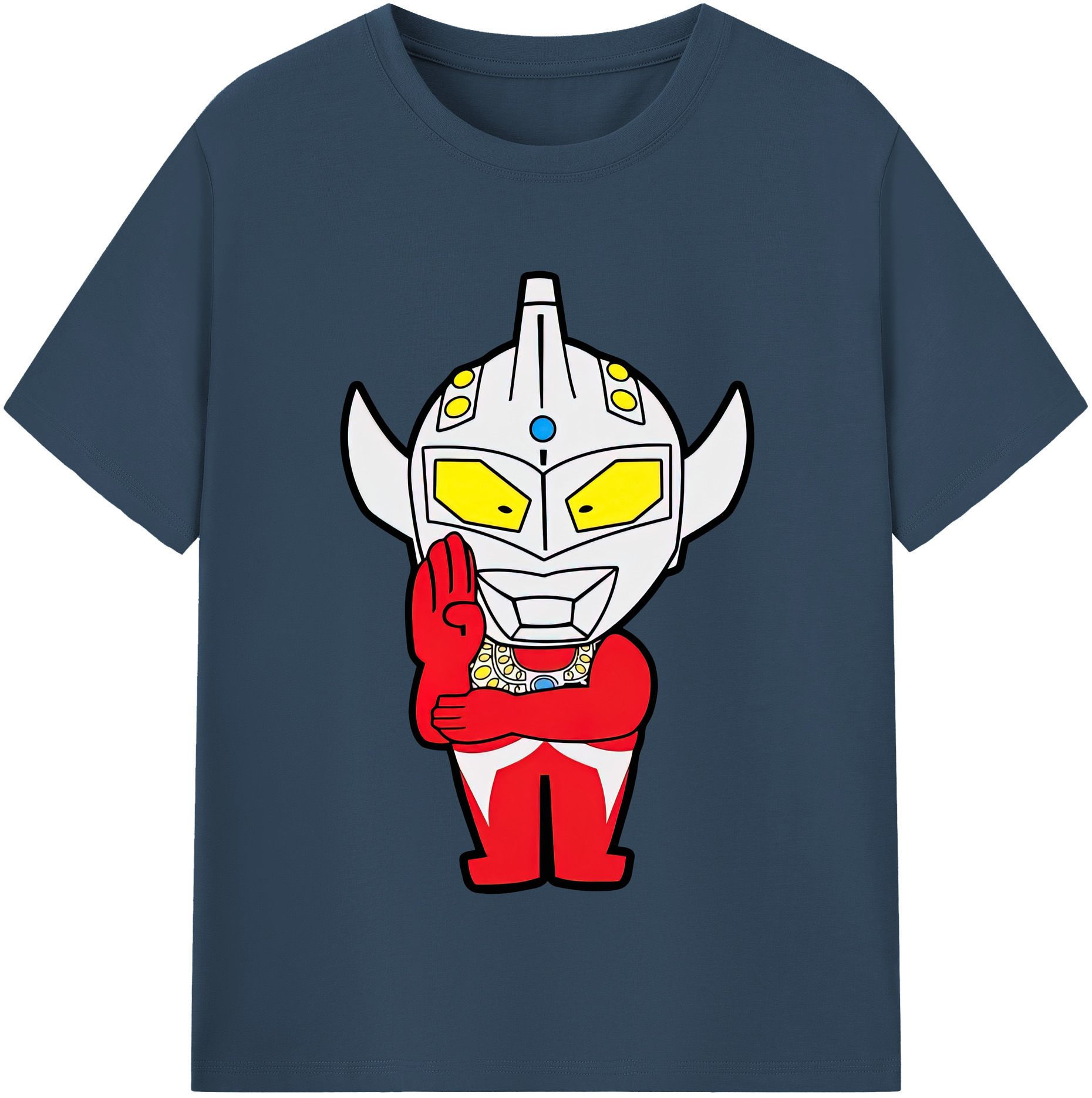 （画像用） ウルトラマン Ultraman 綿100％半袖Tシャツ（フロントプリント）