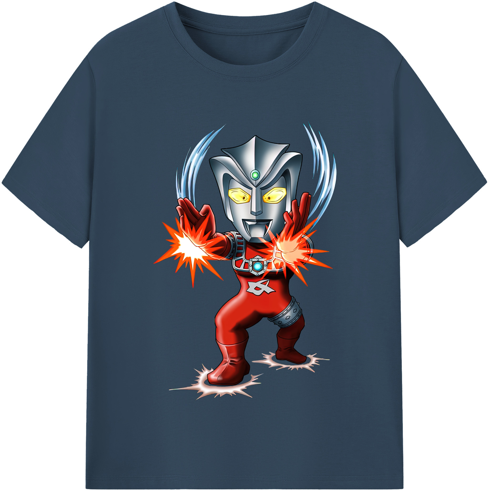 （画像用） ウルトラマン Ultraman 綿100％半袖Tシャツ（フロントプリント）