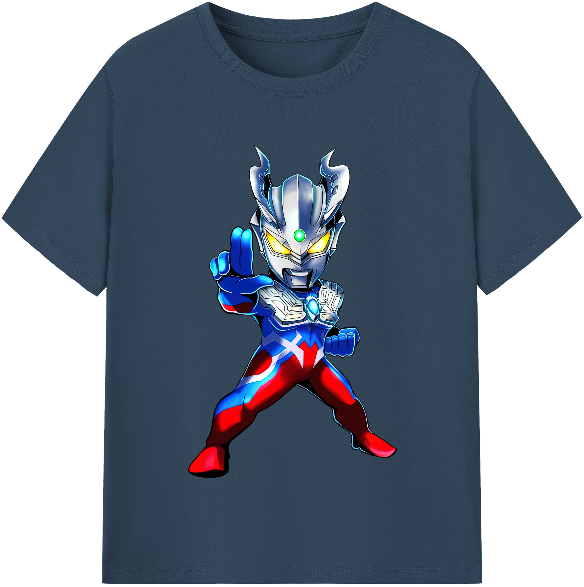 （画像用） ウルトラマン Ultraman 綿100％半袖Tシャツ（フロントプリント）