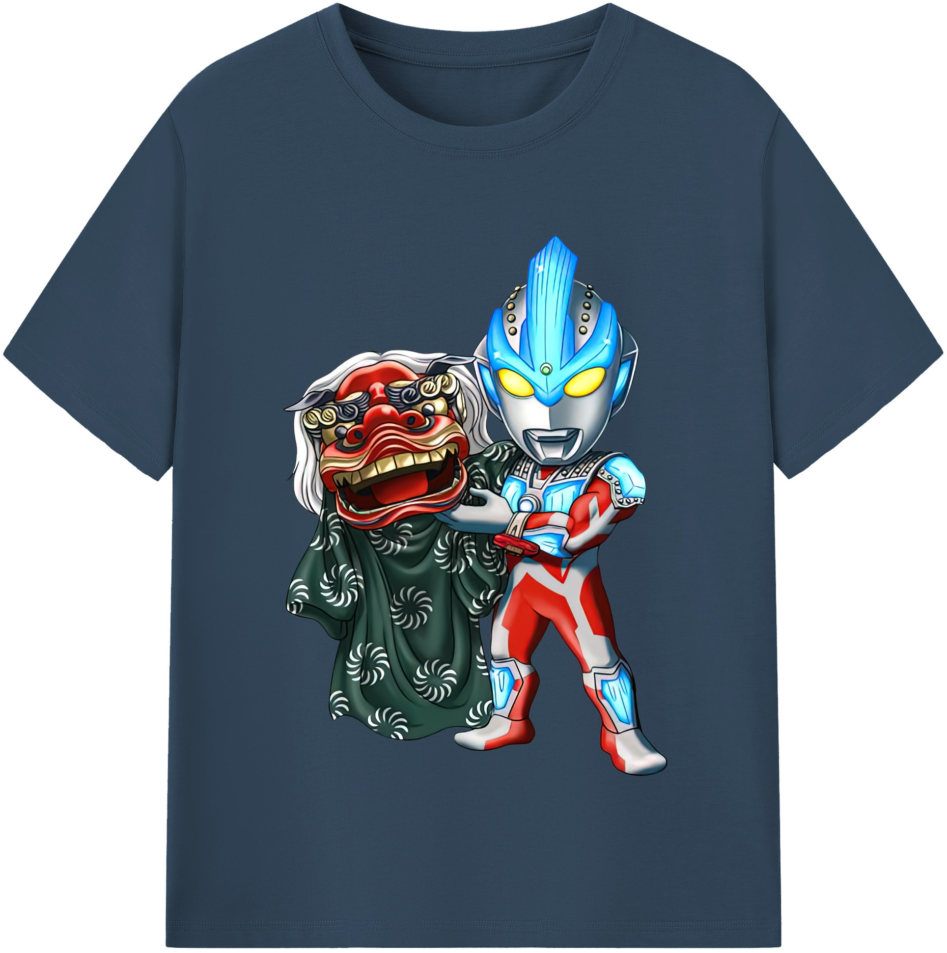 （画像用） ウルトラマン Ultraman 綿100％半袖Tシャツ（フロントプリント）