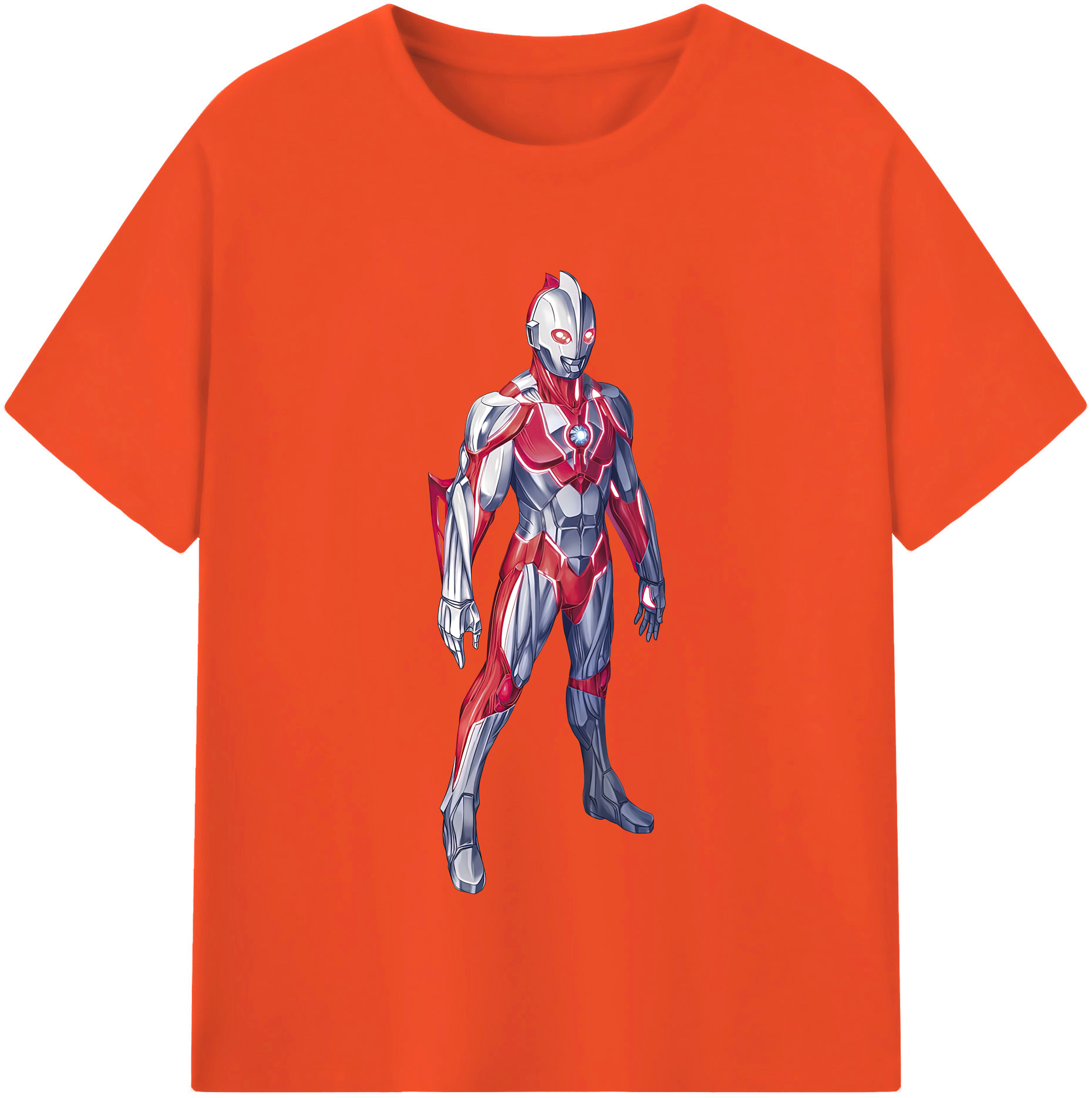 （画像用） ウルトラマン Ultraman 綿100％半袖Tシャツ（フロントプリント）