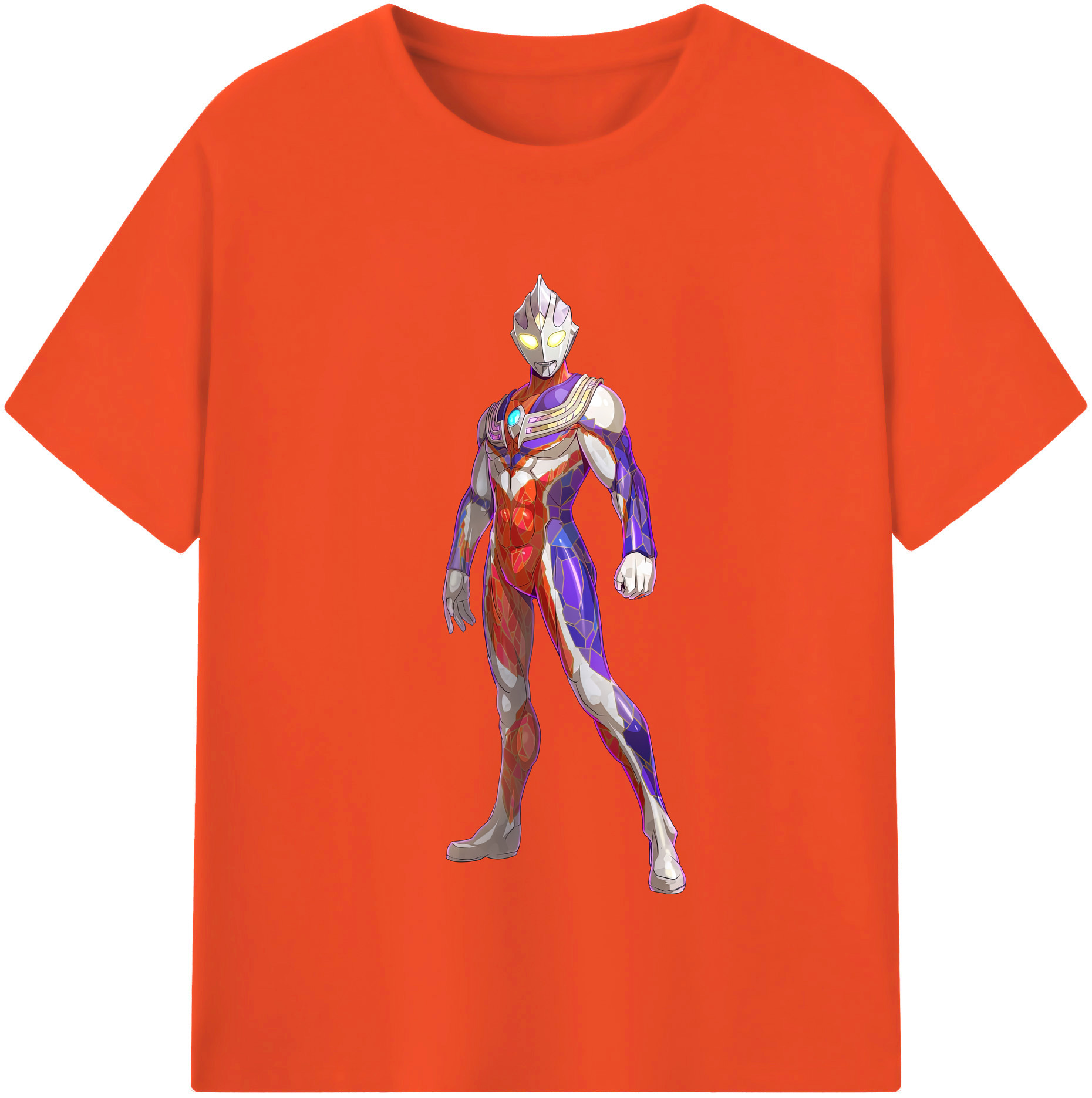（画像用） ウルトラマン Ultraman 綿100％半袖Tシャツ（フロントプリント）