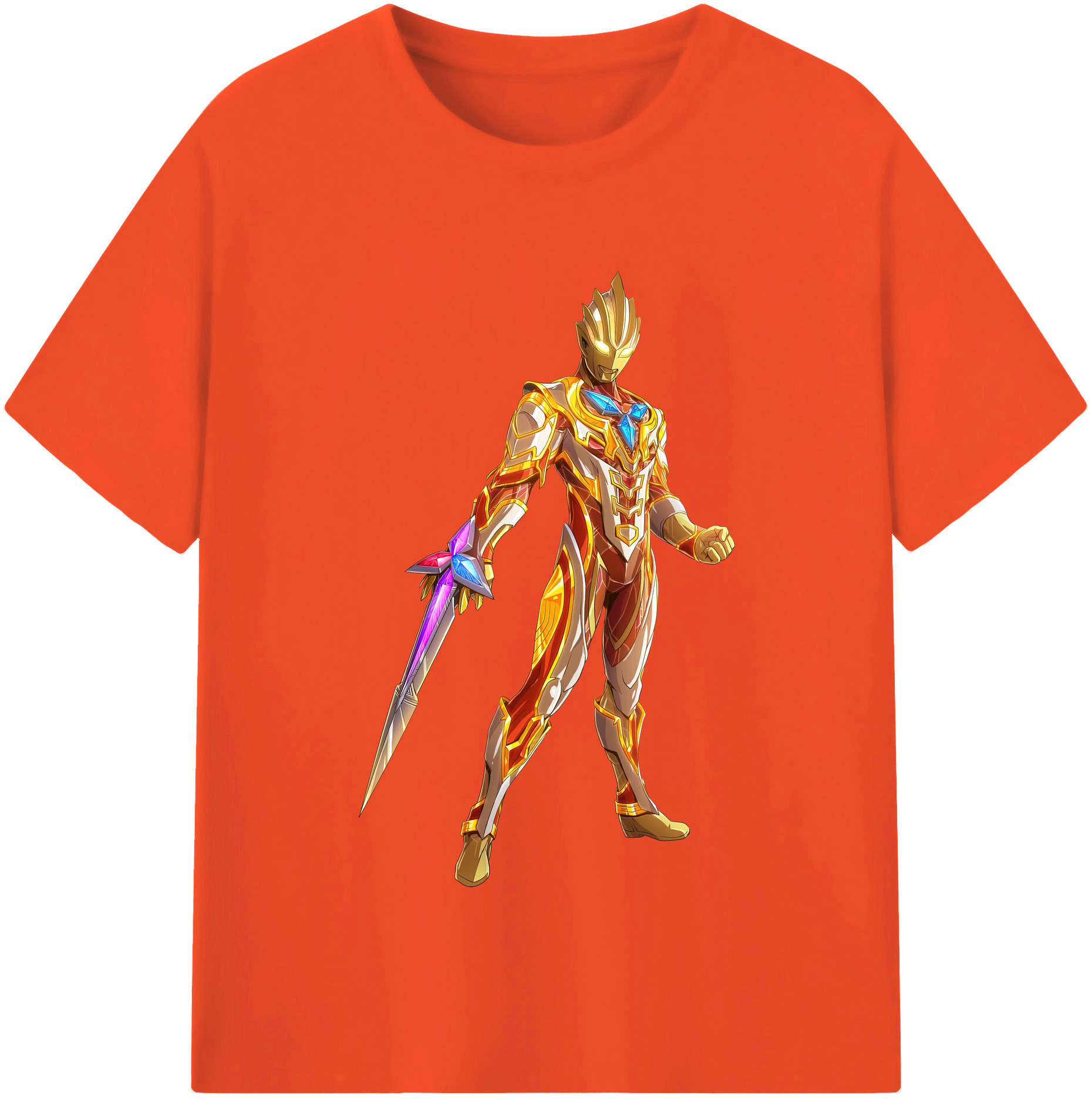 （画像用） ウルトラマン Ultraman 綿100％半袖Tシャツ（フロントプリント）