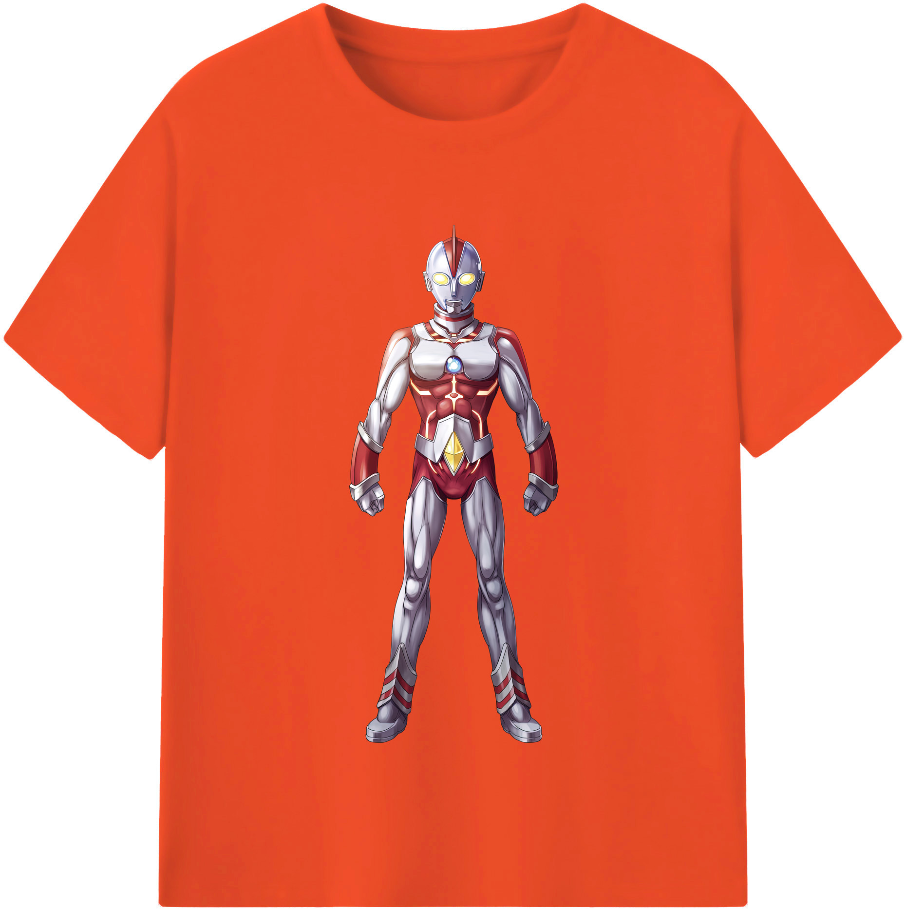 （画像用） ウルトラマン Ultraman 綿100％半袖Tシャツ（フロントプリント）