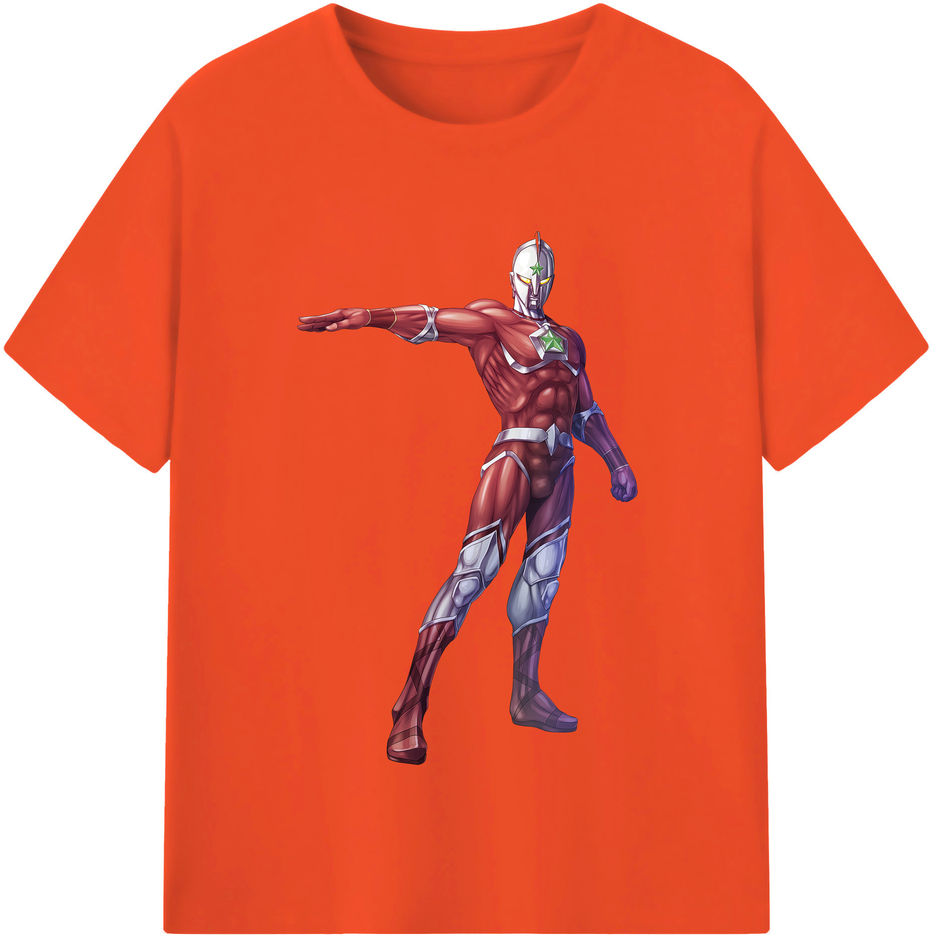 （画像用） ウルトラマン Ultraman 綿100％半袖Tシャツ（フロントプリント）