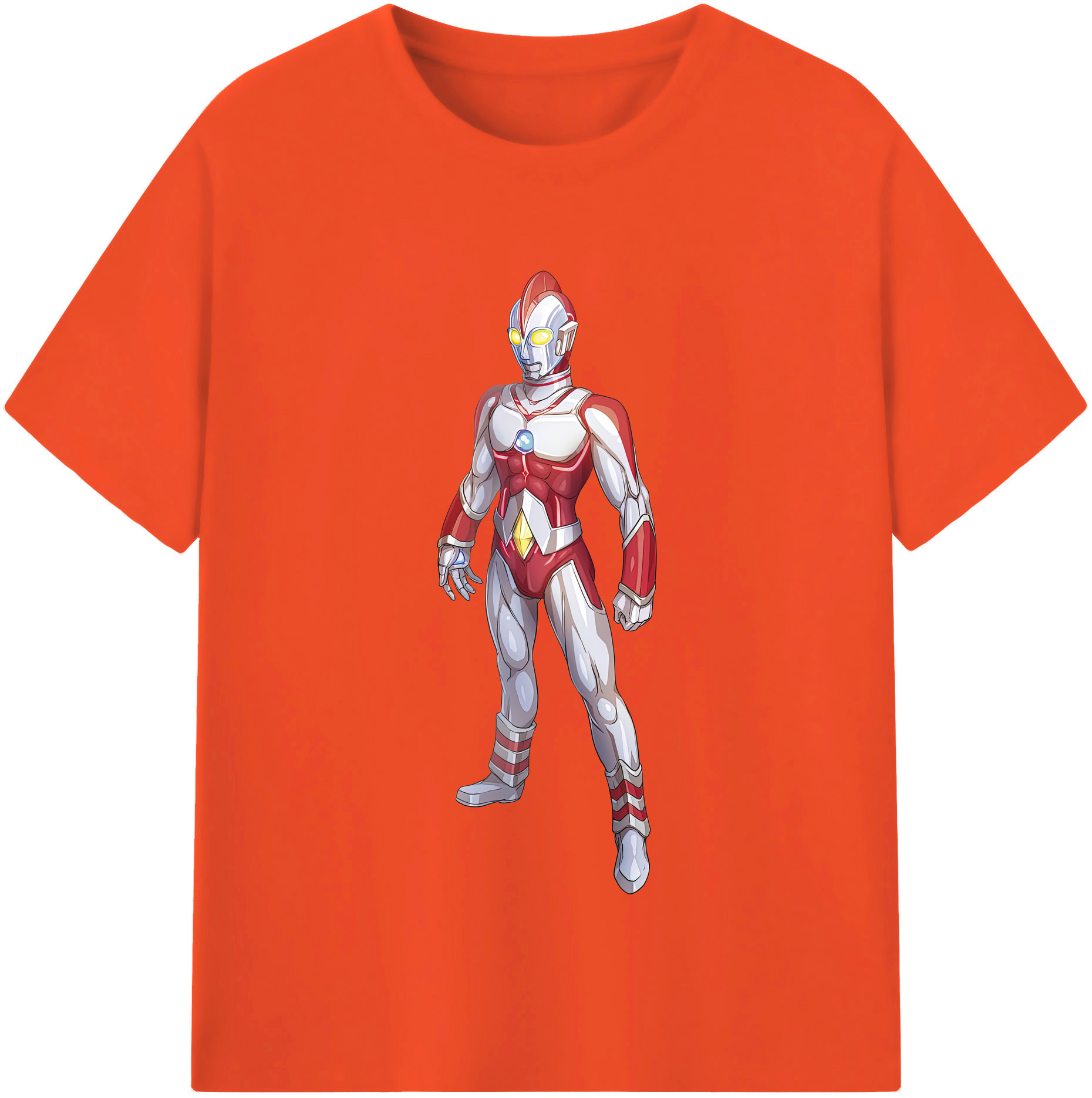 （画像用） ウルトラマン Ultraman 綿100％半袖Tシャツ（フロントプリント）
