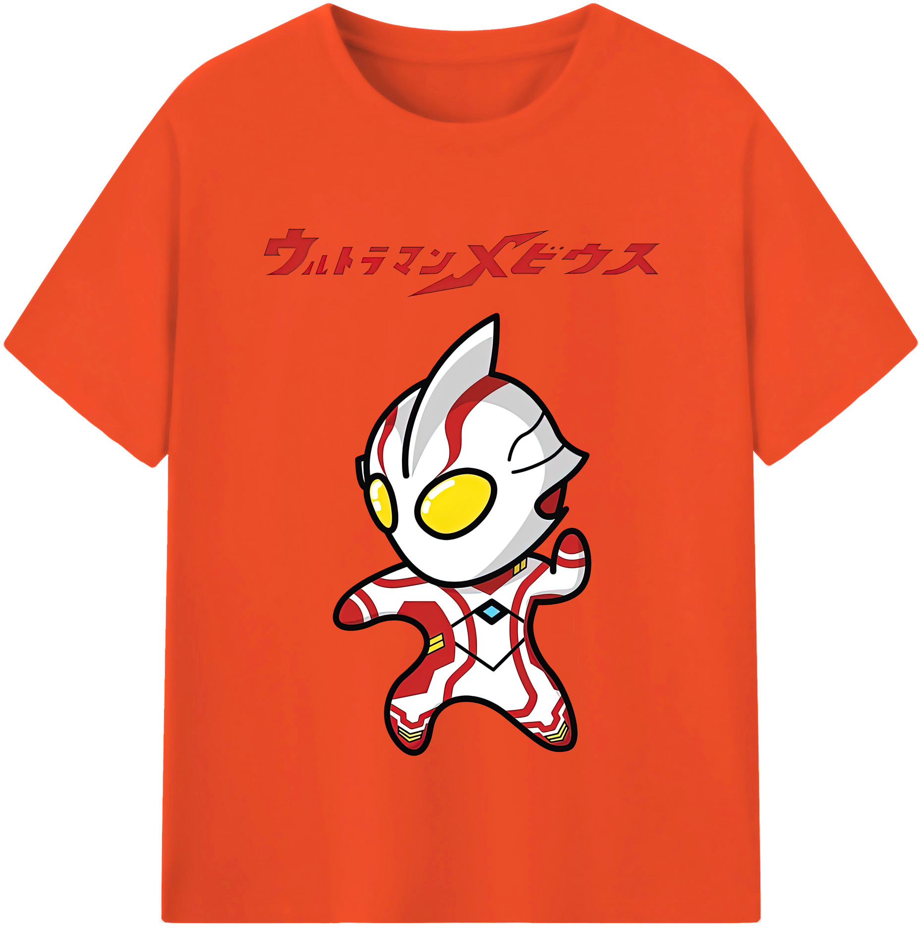 （画像用） ウルトラマン Ultraman 綿100％半袖Tシャツ（フロントプリント）