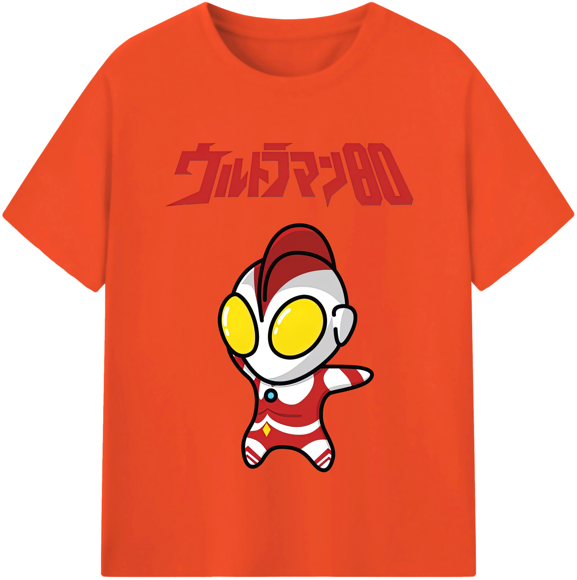 （画像用） ウルトラマン Ultraman 綿100％半袖Tシャツ（フロントプリント）
