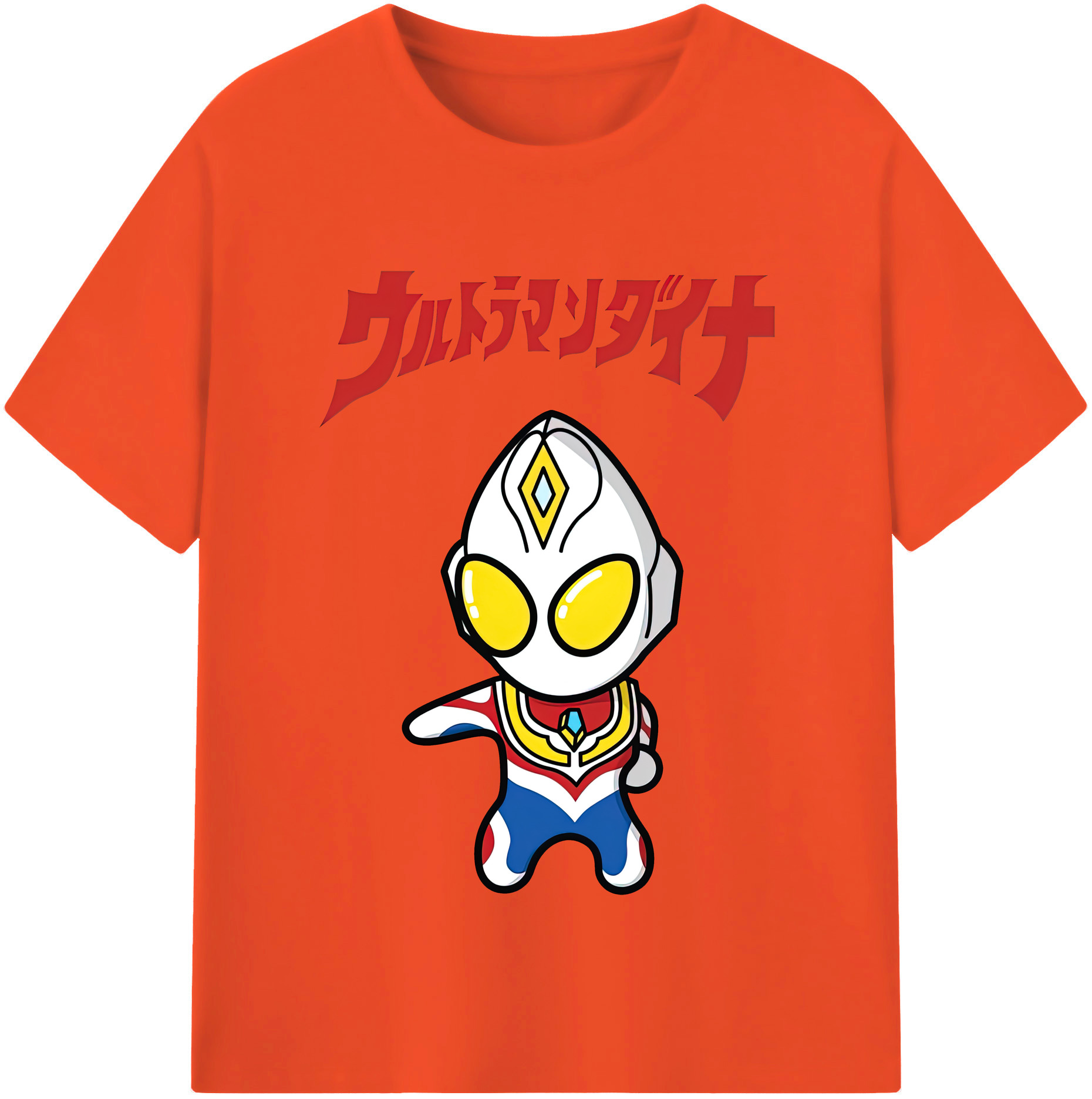 （画像用） ウルトラマン Ultraman 綿100％半袖Tシャツ（フロントプリント）