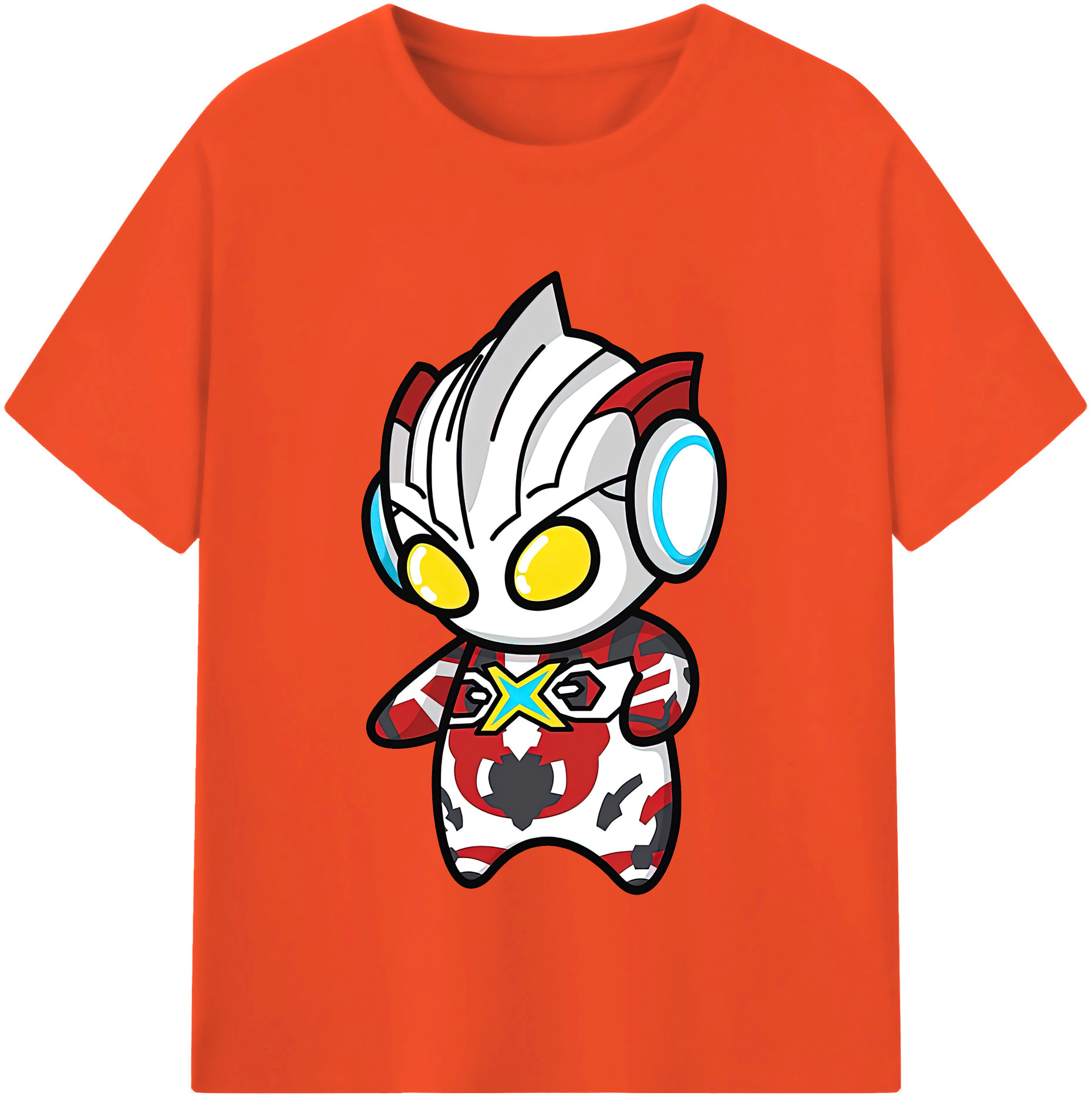 （画像用） ウルトラマン Ultraman 綿100％半袖Tシャツ（フロントプリント）
