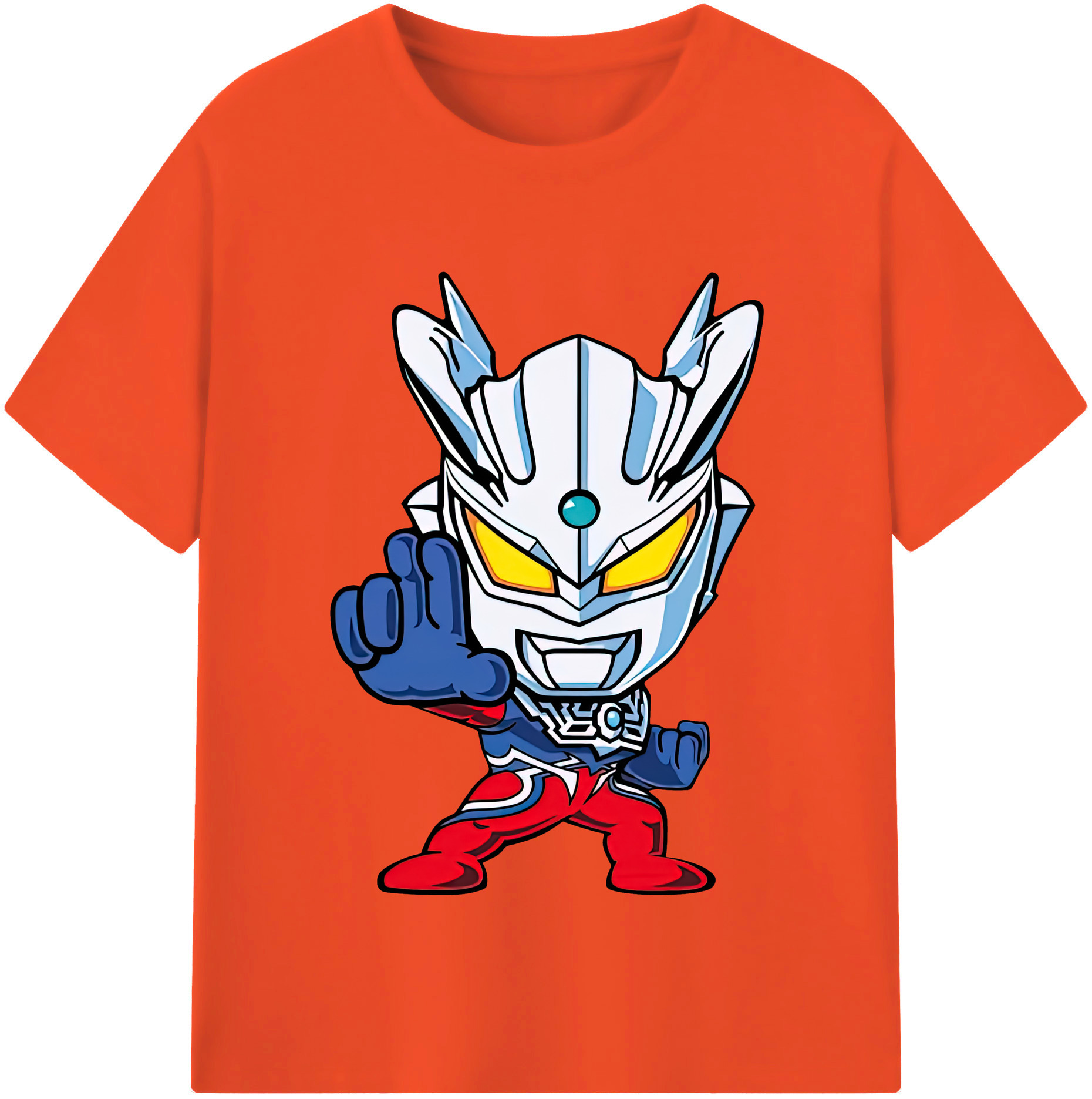 （画像用） ウルトラマン Ultraman 綿100％半袖Tシャツ（フロントプリント）