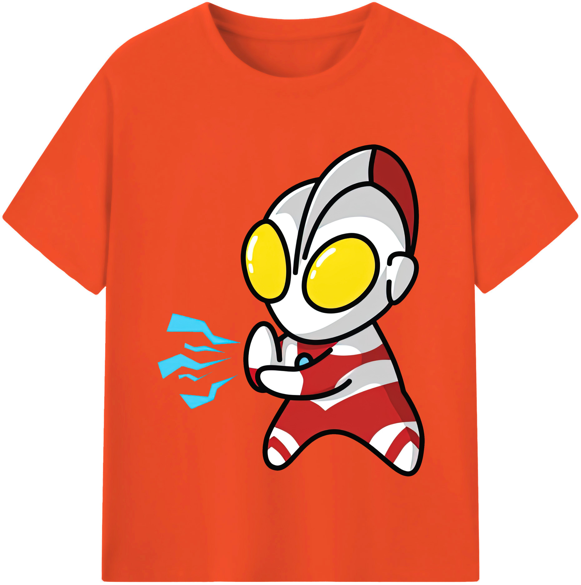（画像用） ウルトラマン Ultraman 綿100％半袖Tシャツ（フロントプリント）