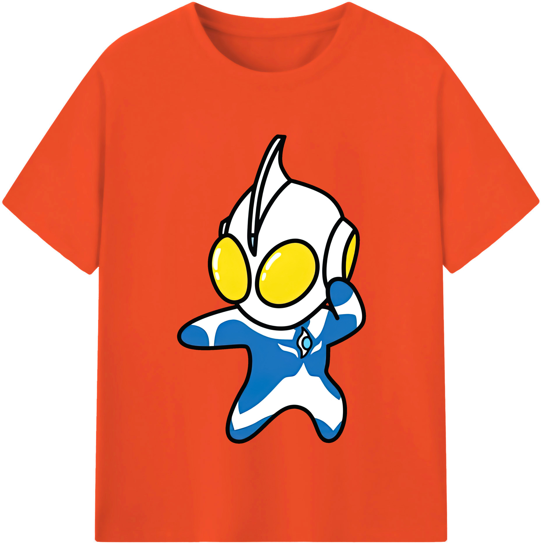 （画像用） ウルトラマン Ultraman 綿100％半袖Tシャツ（フロントプリント）