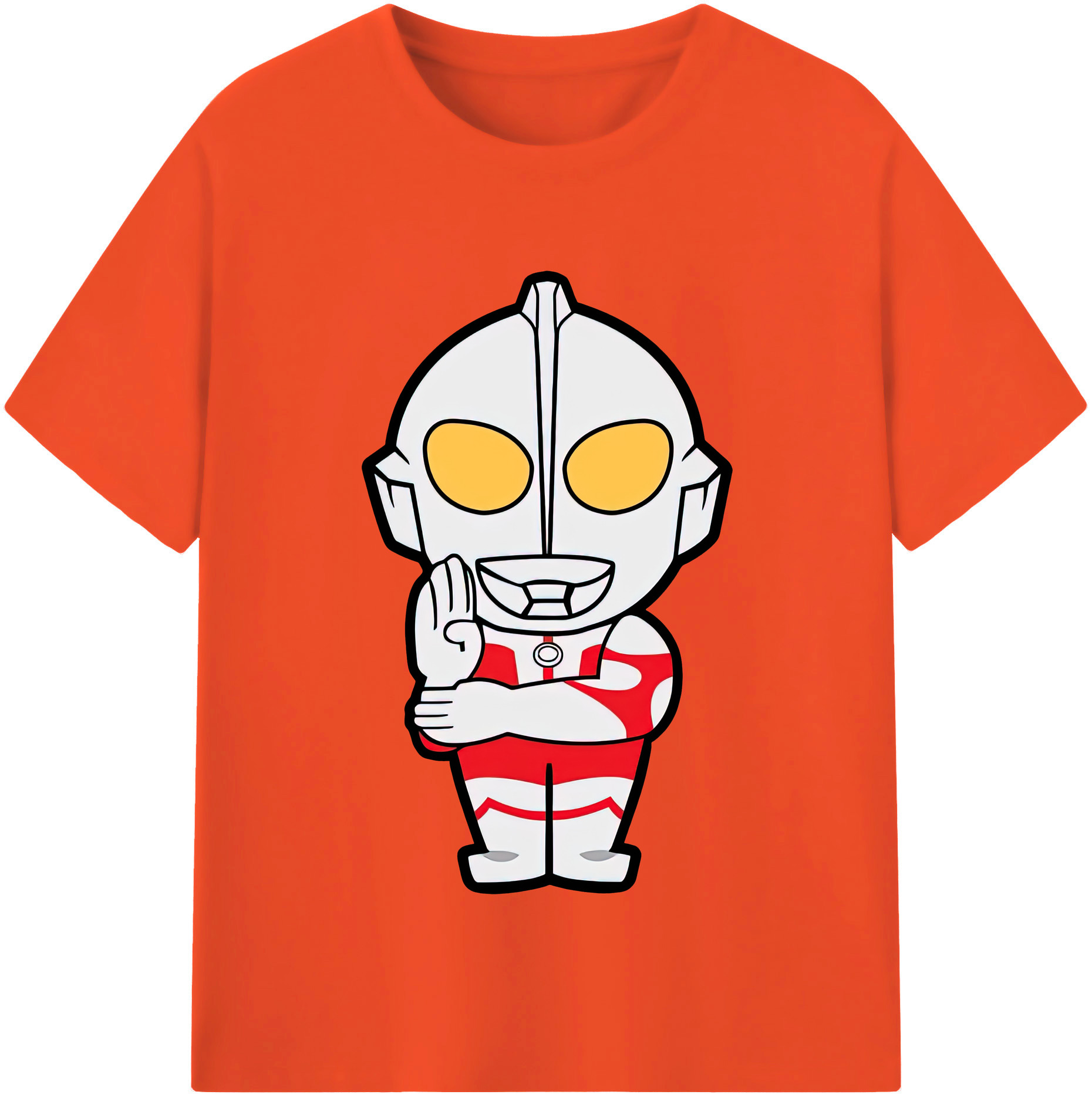 （画像用） ウルトラマン Ultraman 綿100％半袖Tシャツ（フロントプリント）