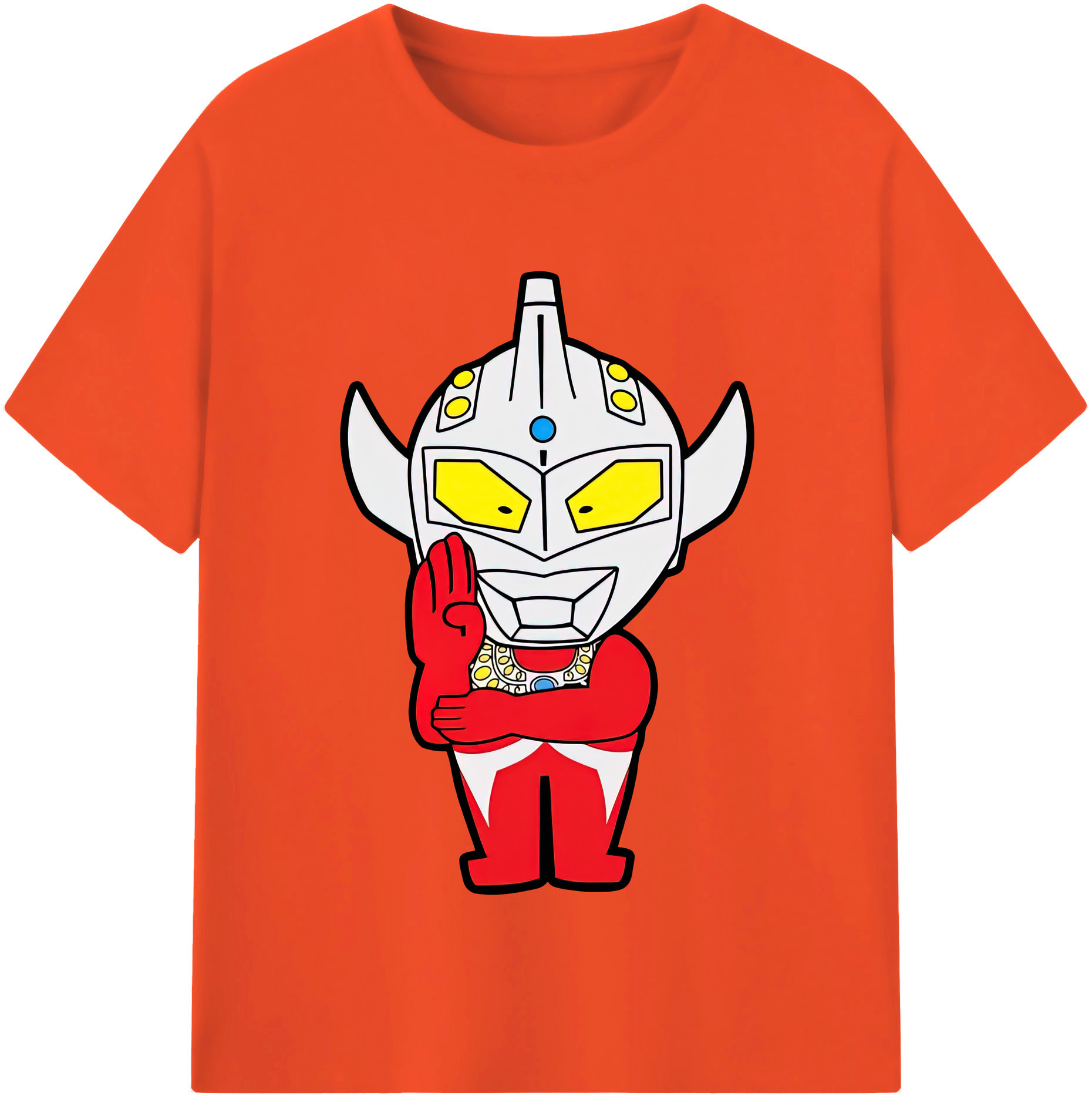 （画像用） ウルトラマン Ultraman 綿100％半袖Tシャツ（フロントプリント）