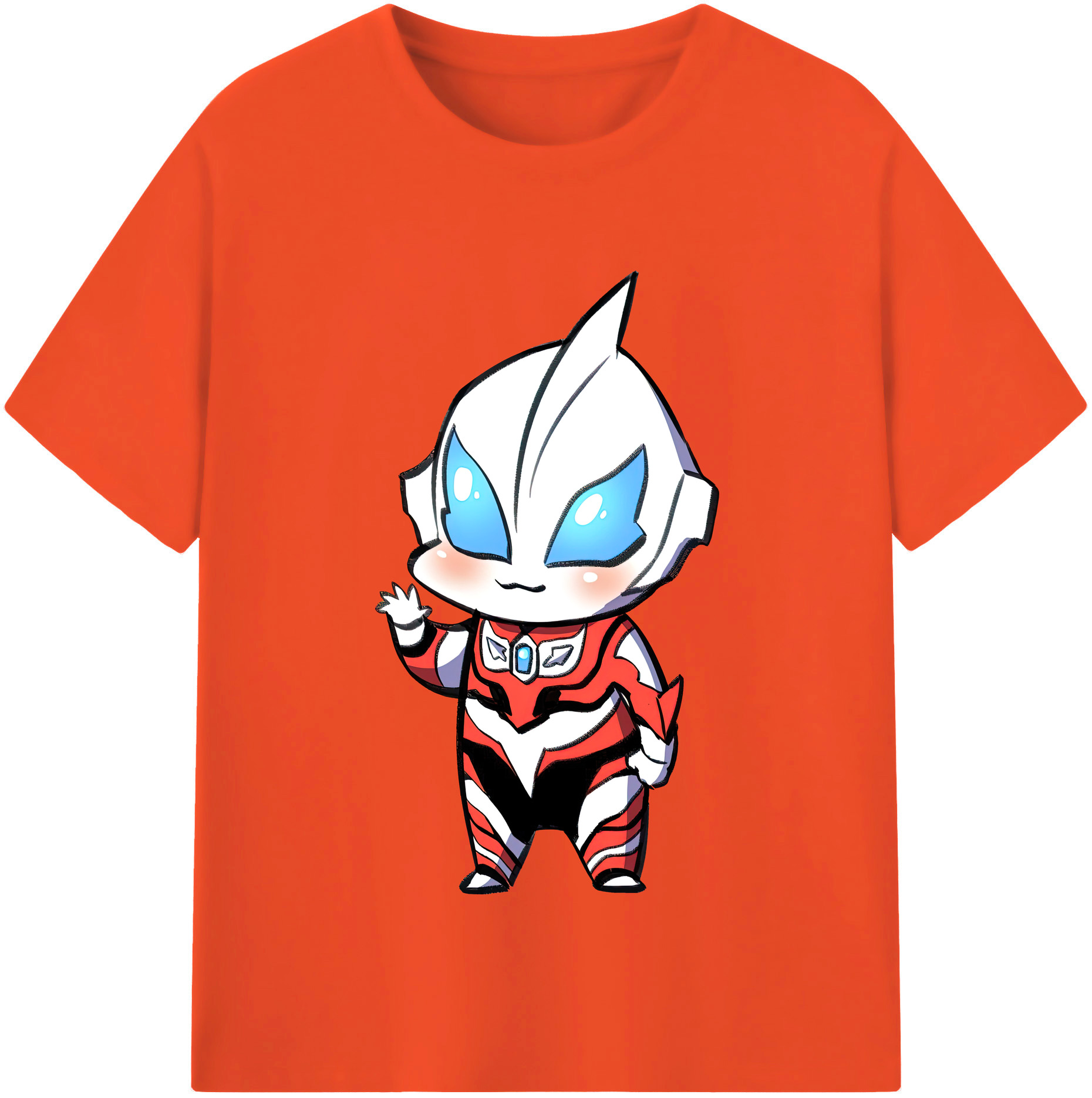 （画像用） ウルトラマン Ultraman 綿100％半袖Tシャツ（フロントプリント）