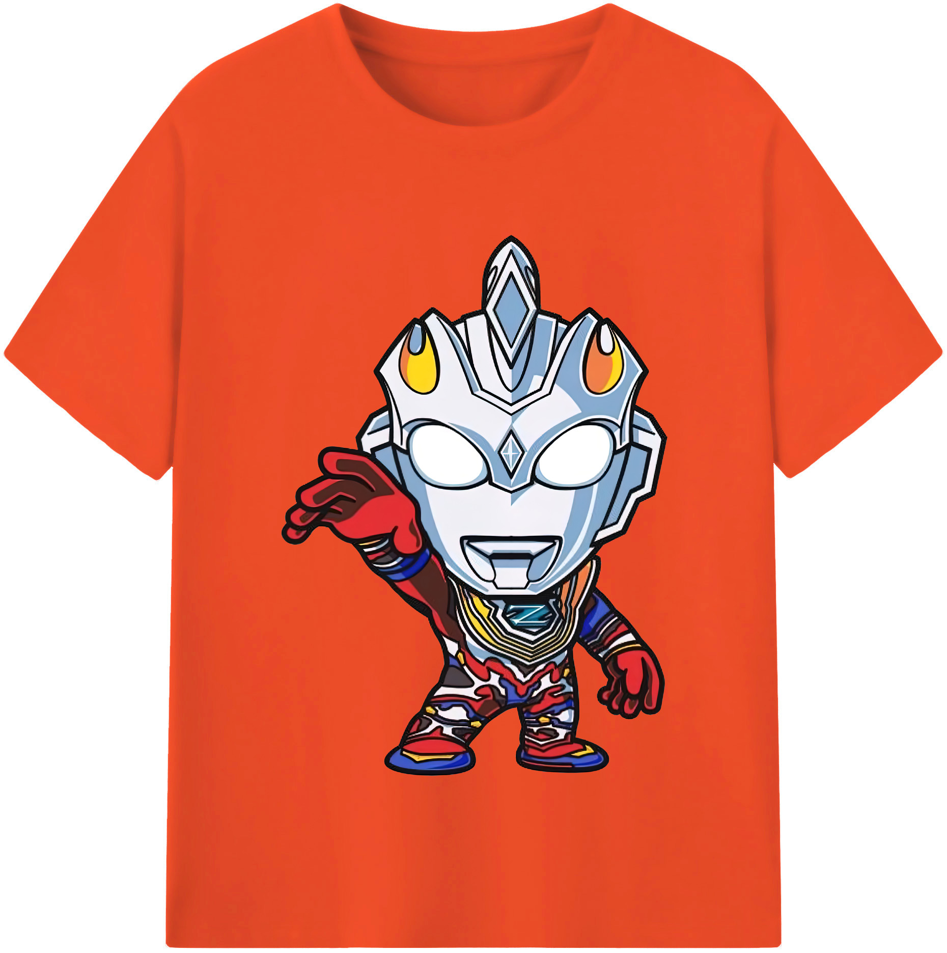 （画像用） ウルトラマン Ultraman 綿100％半袖Tシャツ（フロントプリント）