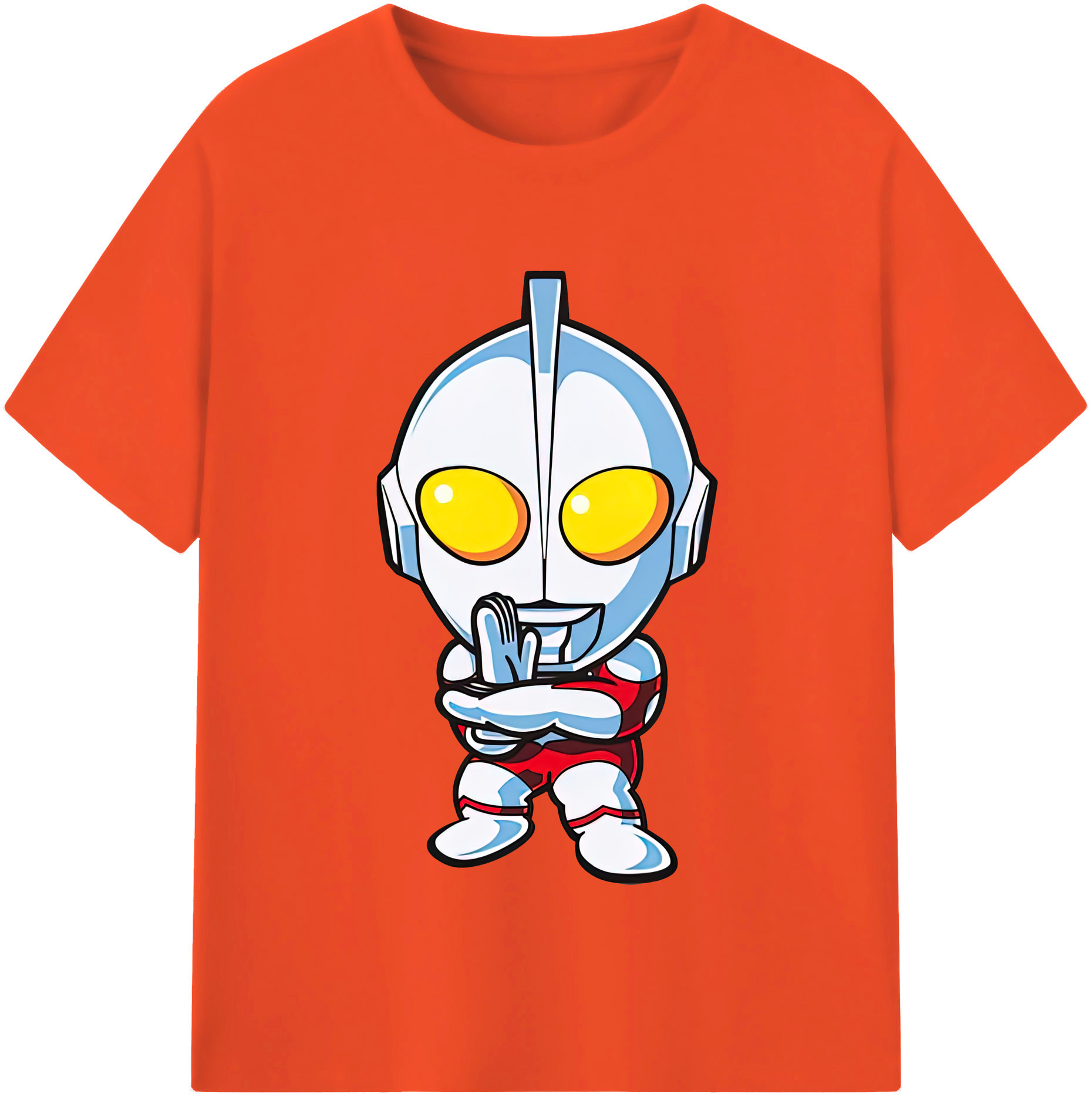 （画像用） ウルトラマン Ultraman 綿100％半袖Tシャツ（フロントプリント）