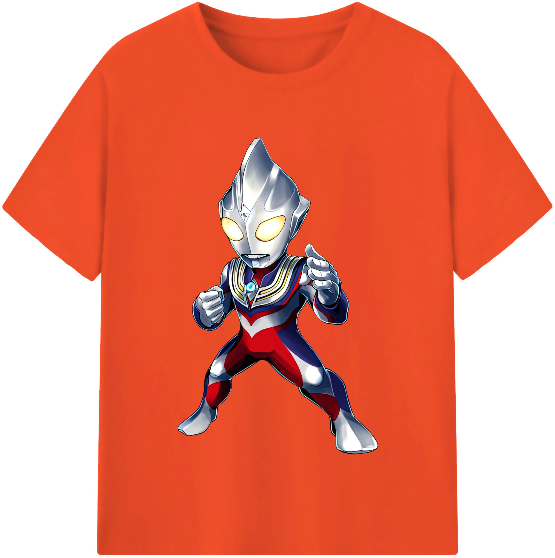 （画像用） ウルトラマン Ultraman 綿100％半袖Tシャツ（フロントプリント）