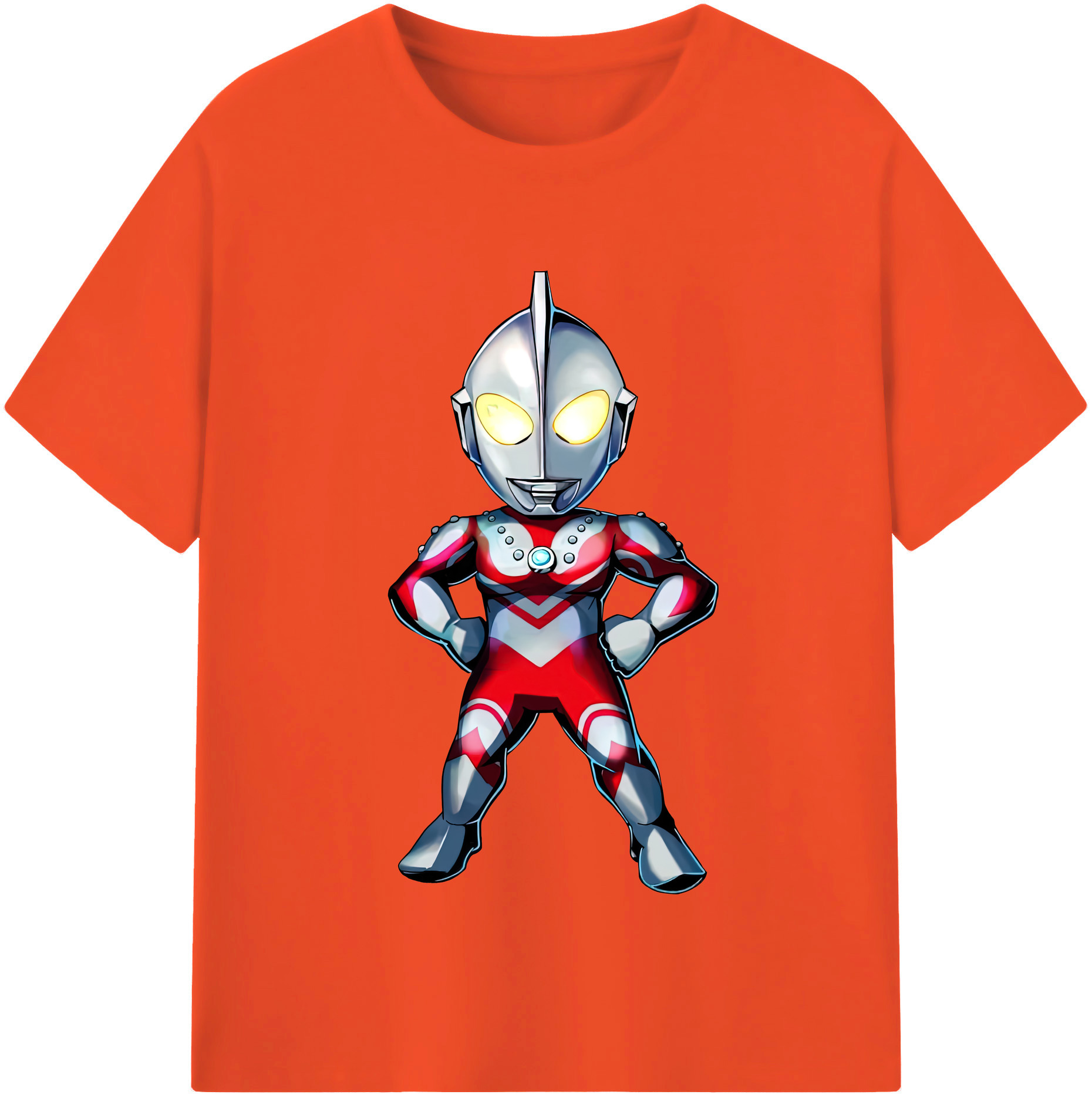 （画像用） ウルトラマン Ultraman 綿100％半袖Tシャツ（フロントプリント）