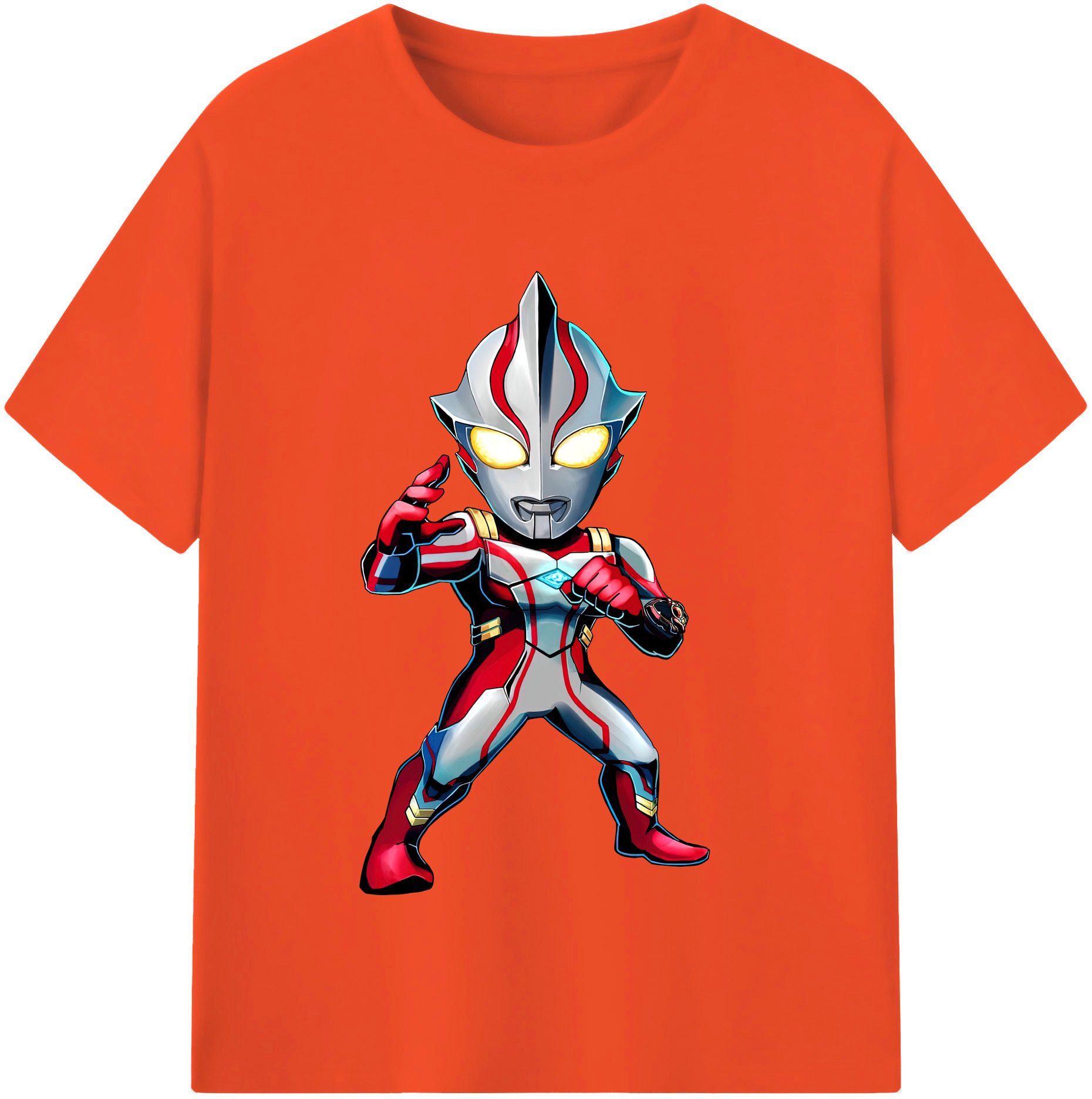 （画像用） ウルトラマン Ultraman 綿100％半袖Tシャツ（フロントプリント）