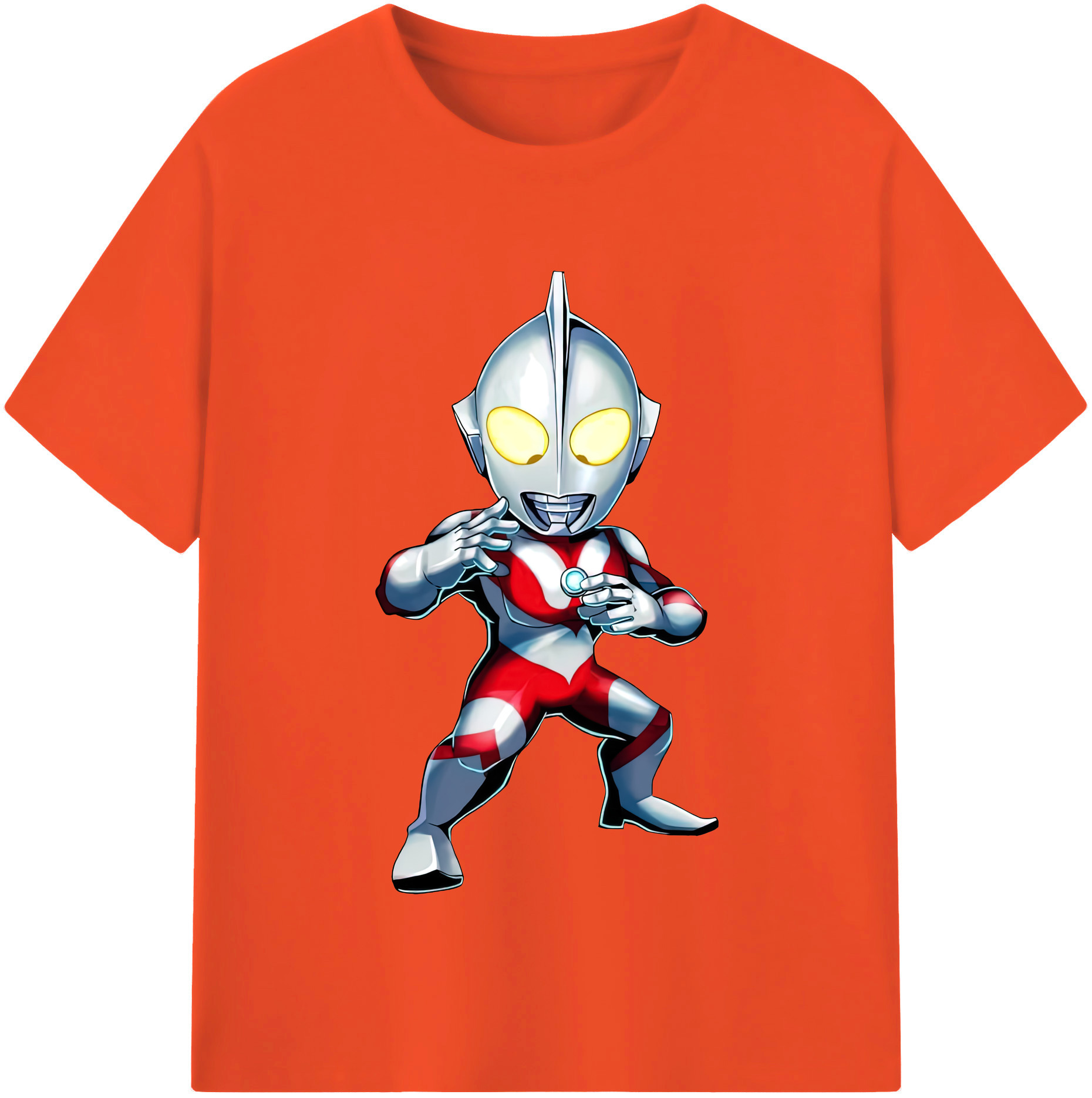 （画像用） ウルトラマン Ultraman 綿100％半袖Tシャツ（フロントプリント）