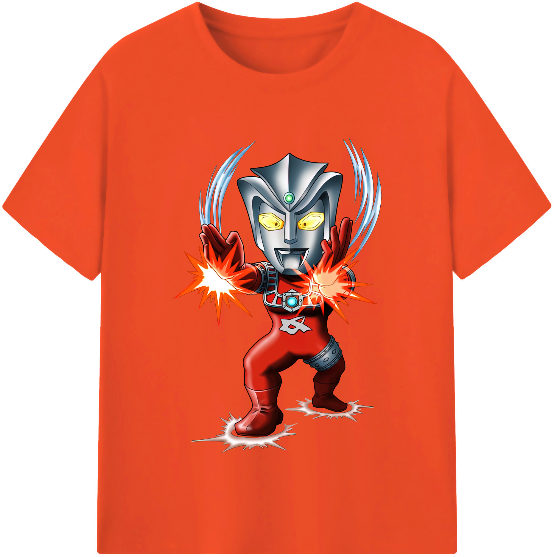 （画像用） ウルトラマン Ultraman 綿100％半袖Tシャツ（フロントプリント）