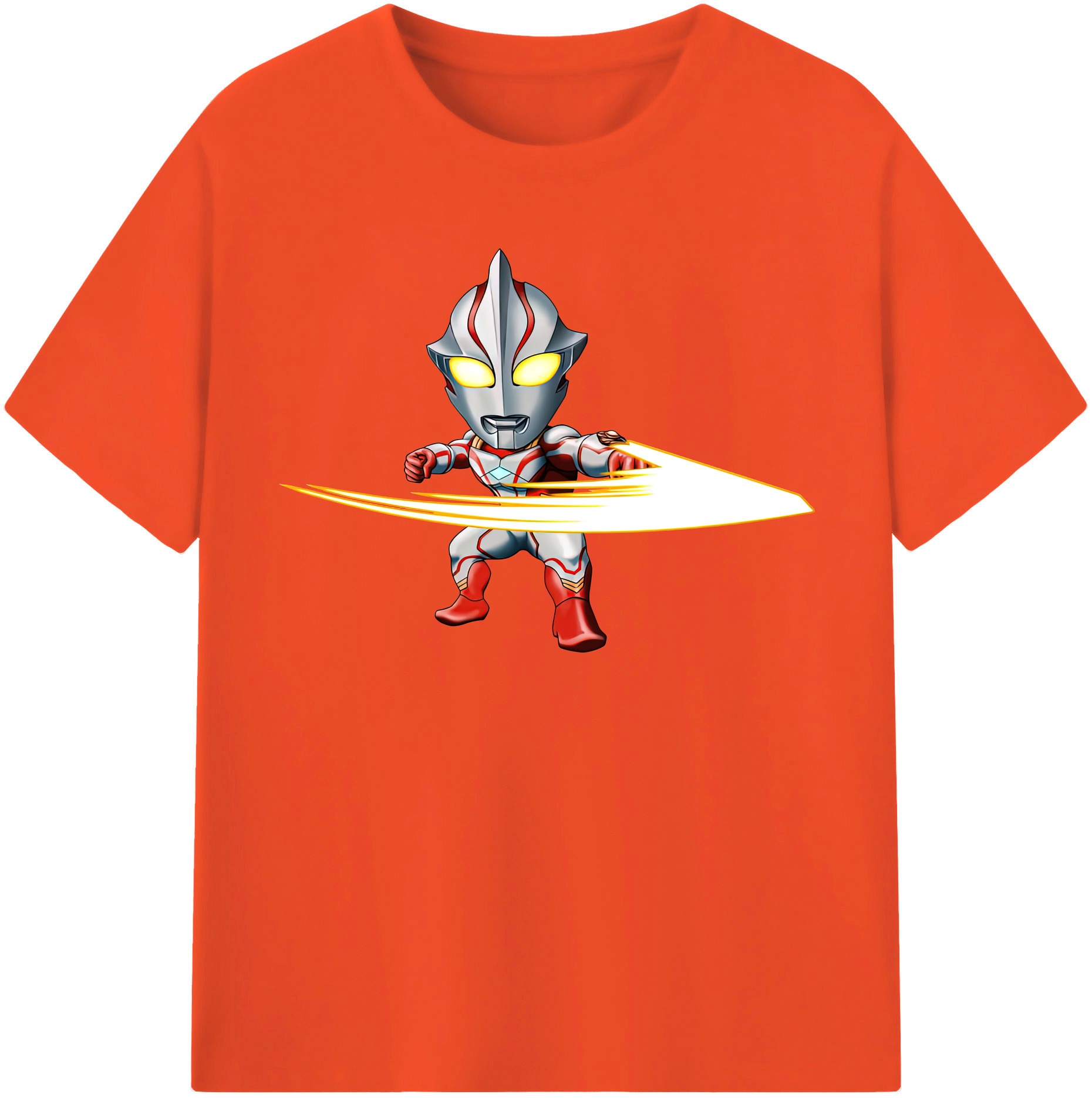 （画像用） ウルトラマン Ultraman 綿100％半袖Tシャツ（フロントプリント）