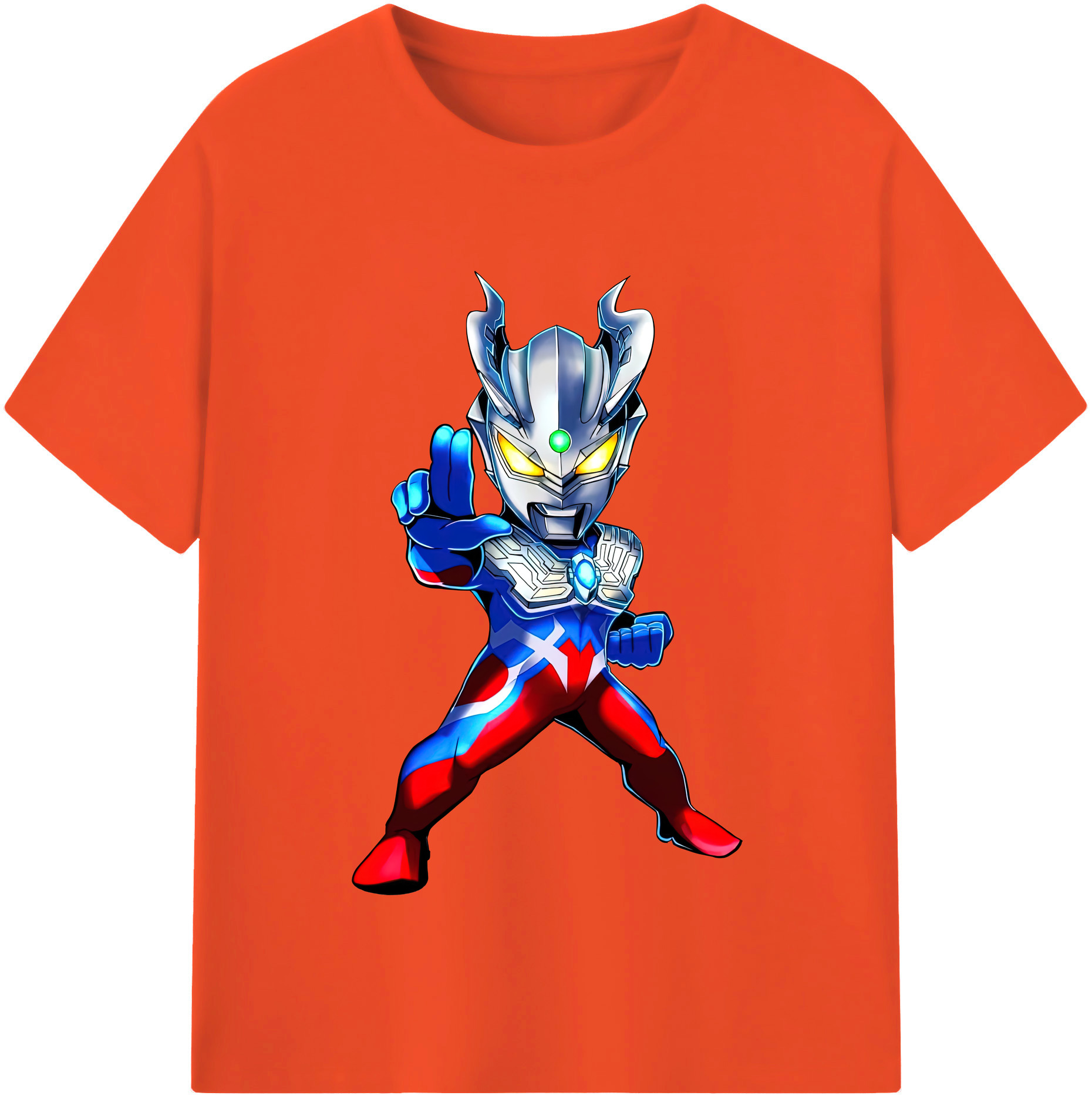 （画像用） ウルトラマン Ultraman 綿100％半袖Tシャツ（フロントプリント）