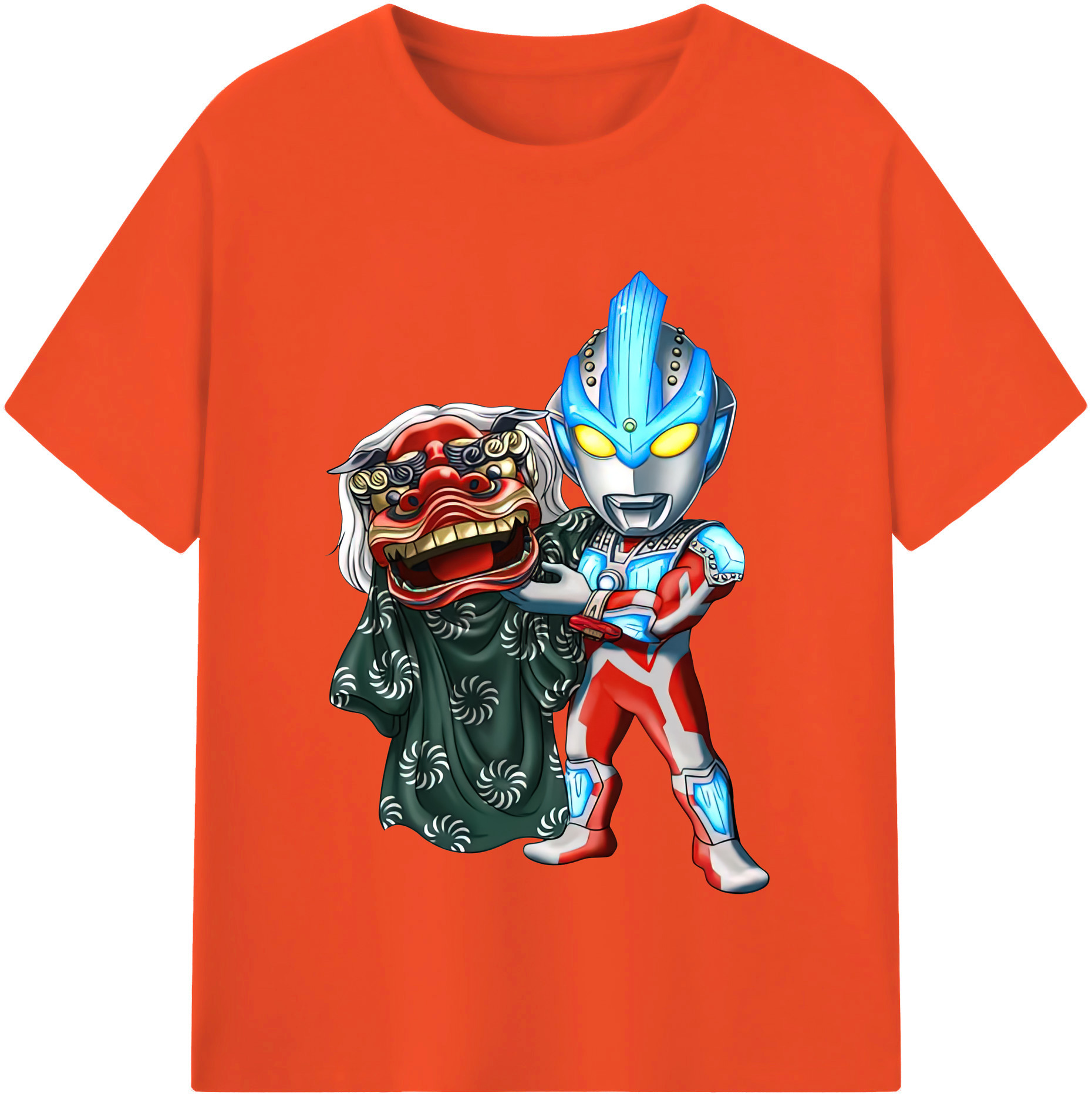 （画像用） ウルトラマン Ultraman 綿100％半袖Tシャツ（フロントプリント）