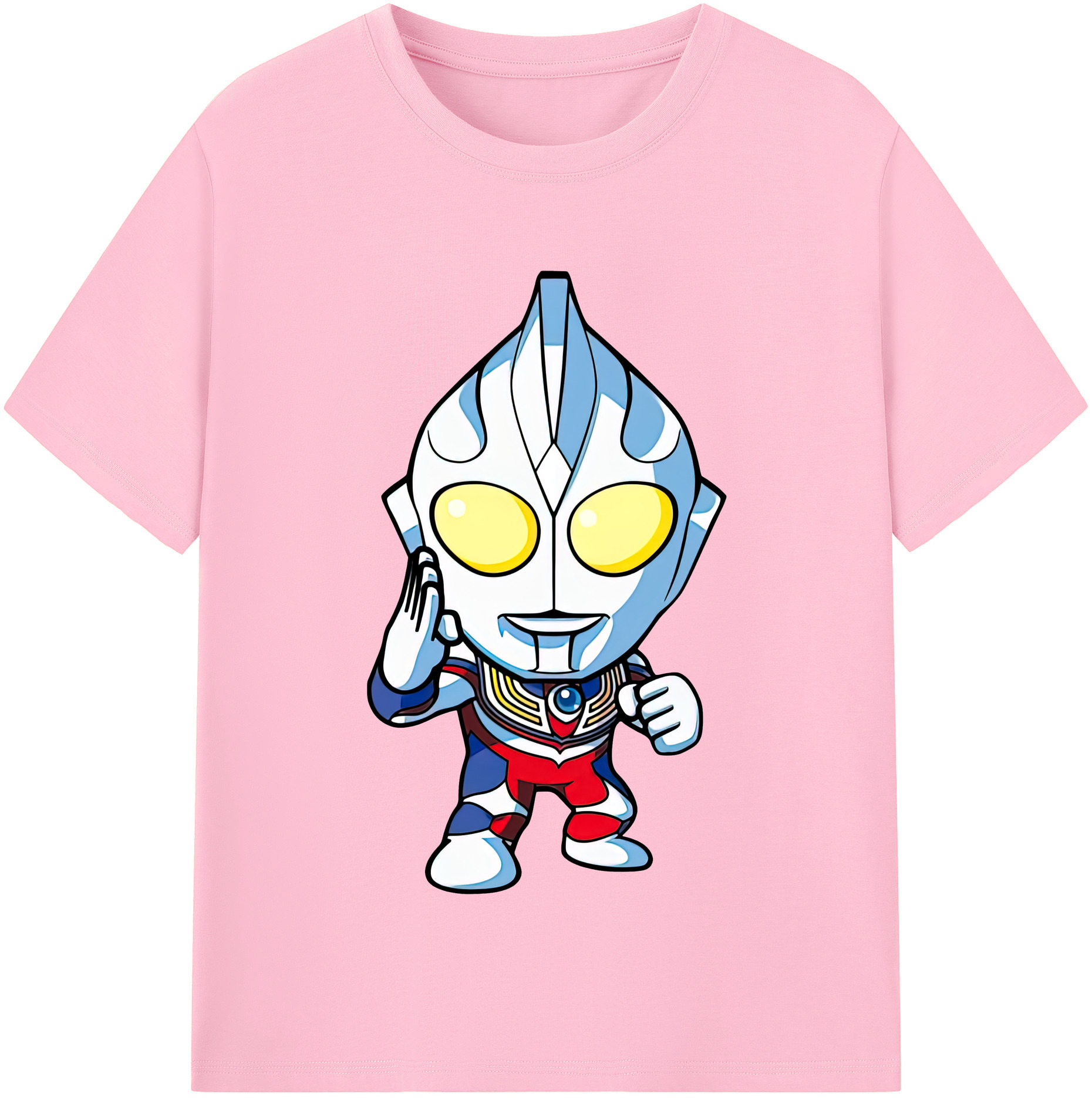 （画像用） ウルトラマン Ultraman 綿100％半袖Tシャツ（フロントプリント）