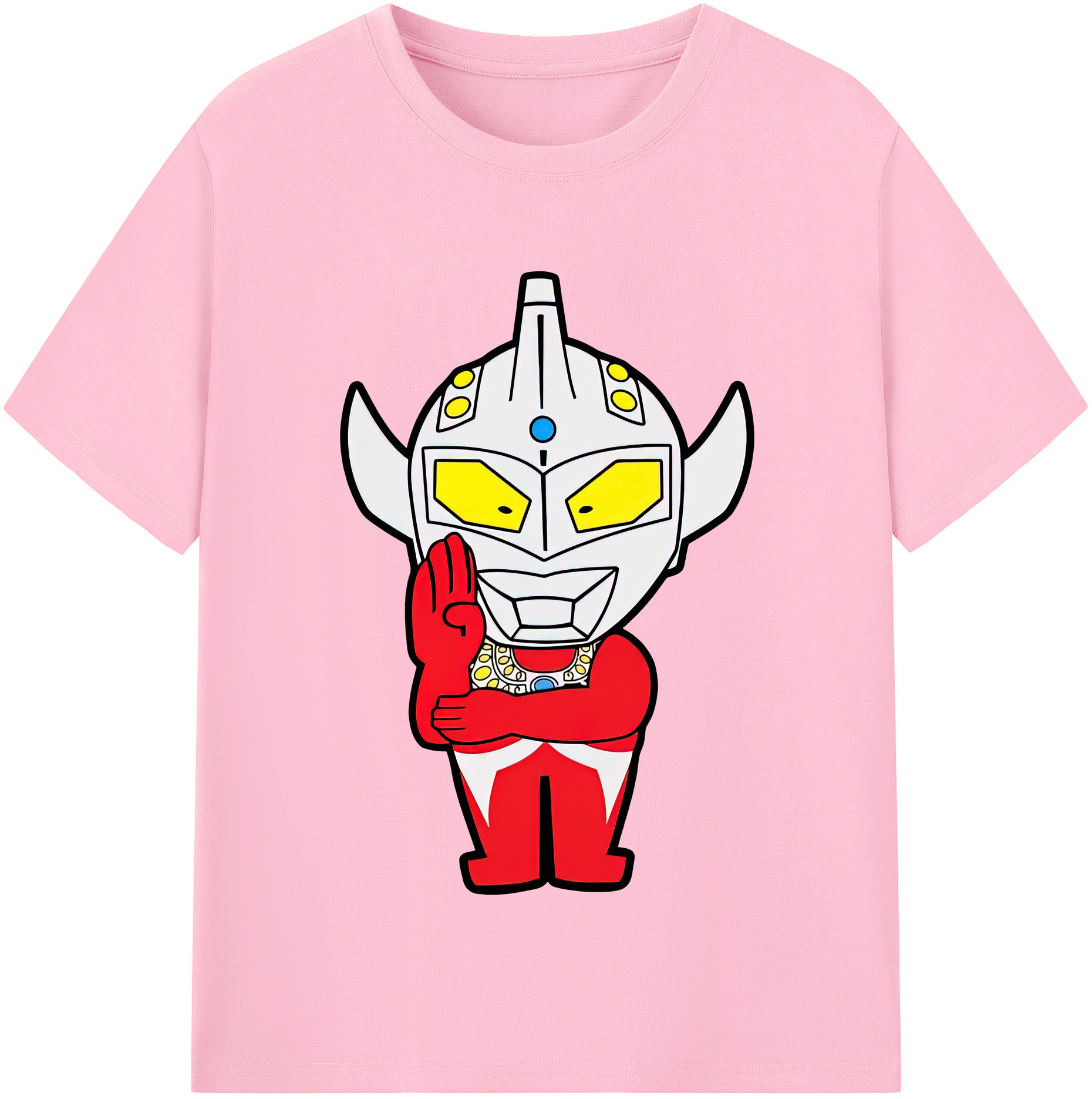 （画像用） ウルトラマン Ultraman 綿100％半袖Tシャツ（フロントプリント）