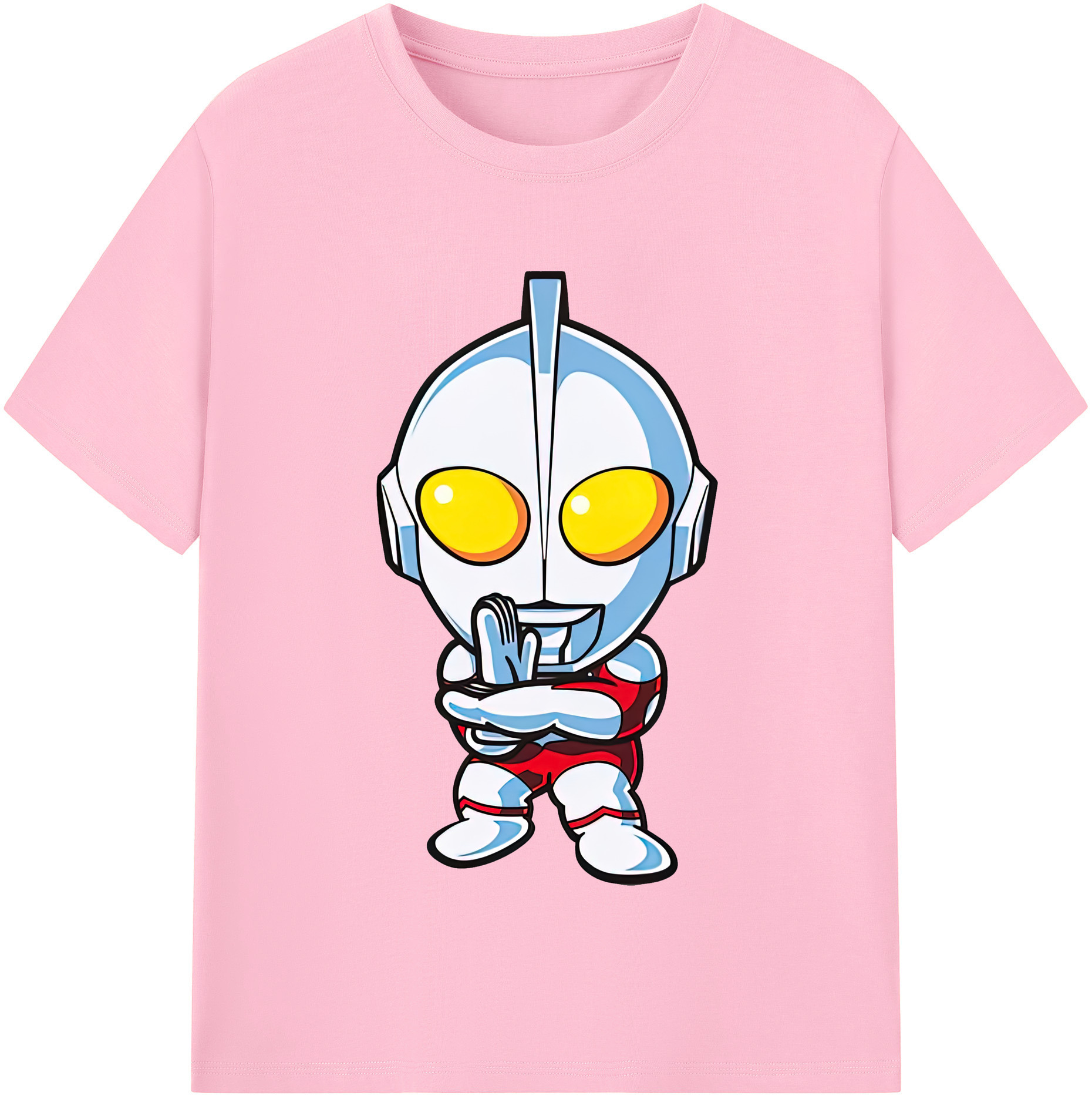 （画像用） ウルトラマン Ultraman 綿100％半袖Tシャツ（フロントプリント）