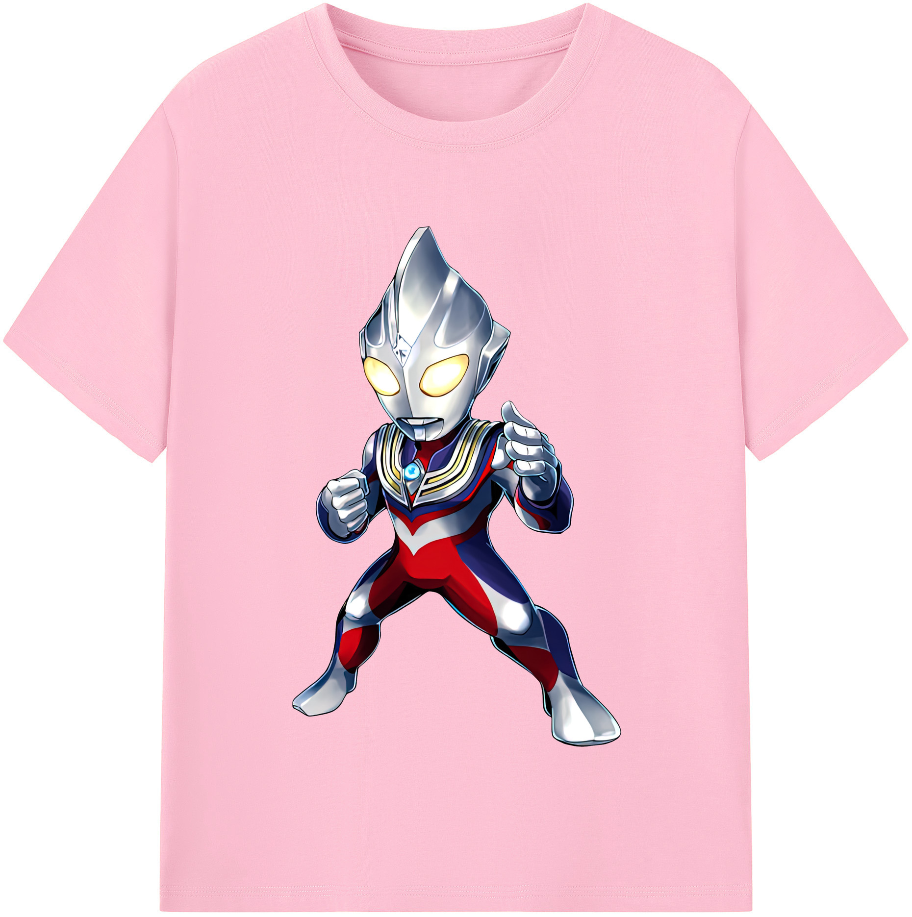 （画像用） ウルトラマン Ultraman 綿100％半袖Tシャツ（フロントプリント）