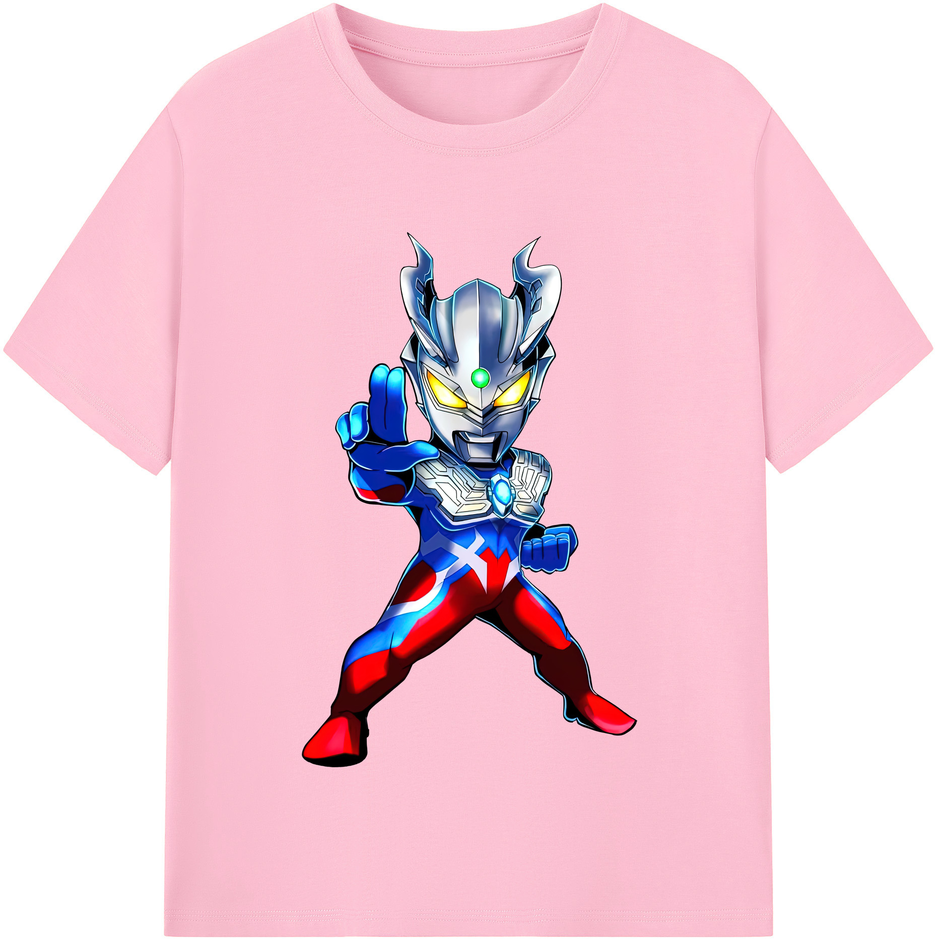 （画像用） ウルトラマン Ultraman 綿100％半袖Tシャツ（フロントプリント）