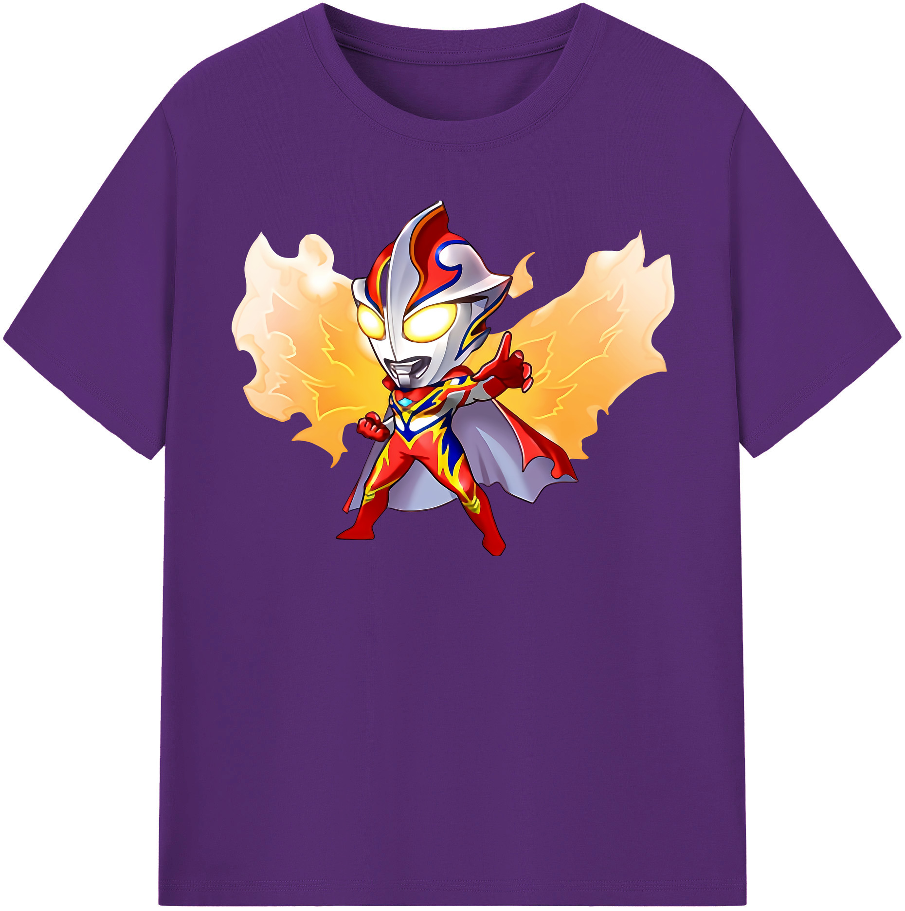 （画像用） ウルトラマン Ultraman 綿100％半袖Tシャツ（フロントプリント）