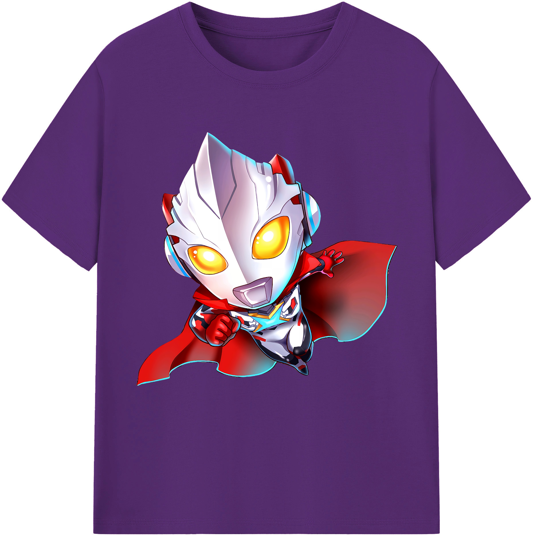 （画像用） ウルトラマン Ultraman 綿100％半袖Tシャツ（フロントプリント）